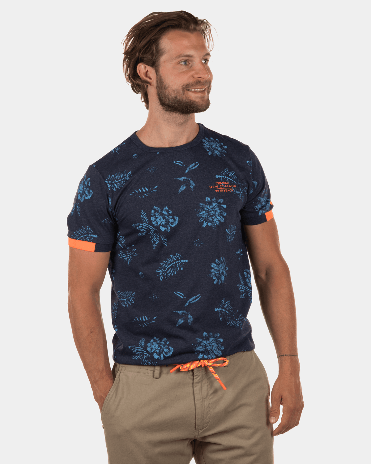 Kokopunui T-Shirt mit Aufdruck - Dutch Navy