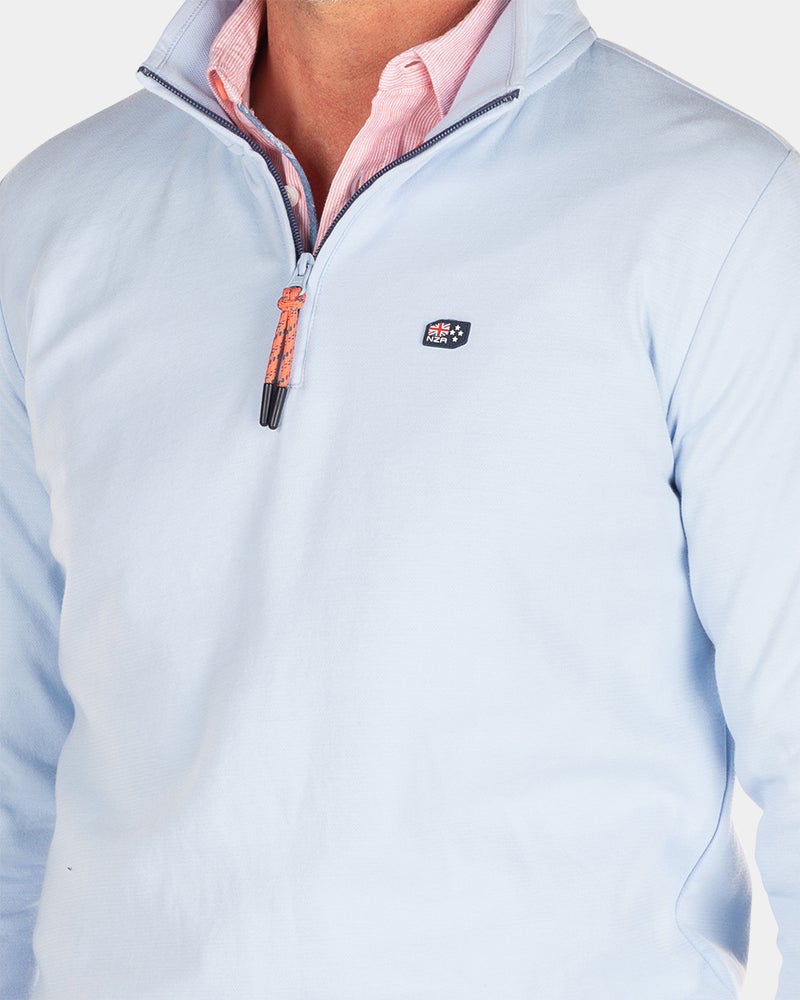 Fleece sweater met rits - Rhythm Blue Fleece sweater met rits - Rhythm Blue