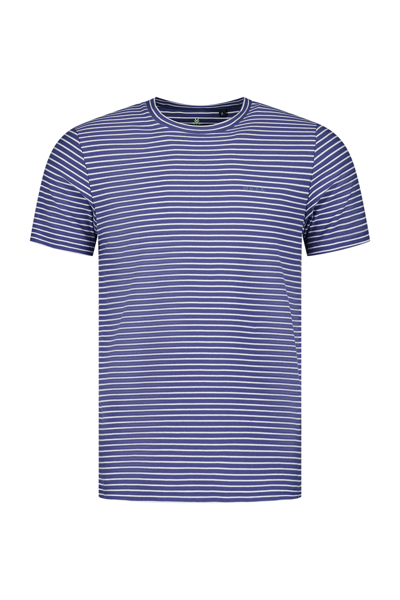Striped cotton t-shirt - Dusk Navy Striped cotton t-shirt - Dusk Navy