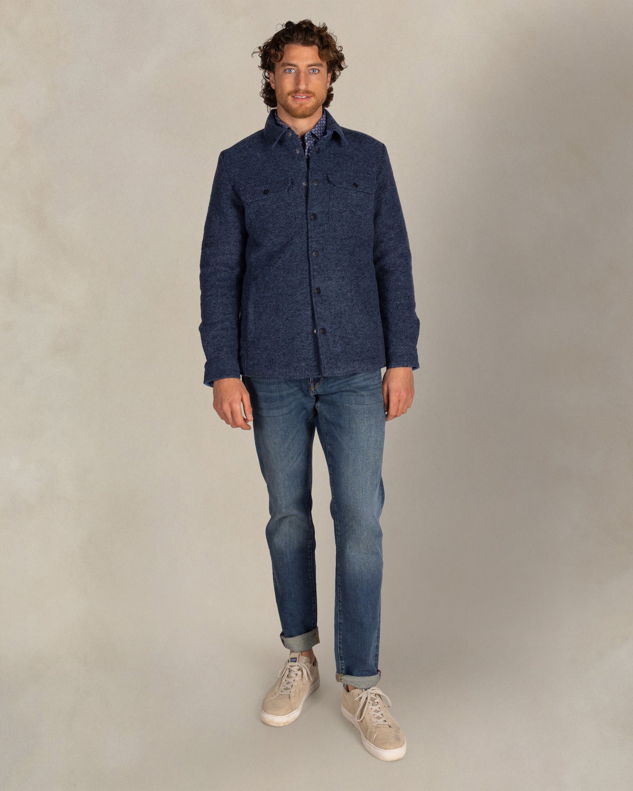 Blauw overhemd Blauw overhemd