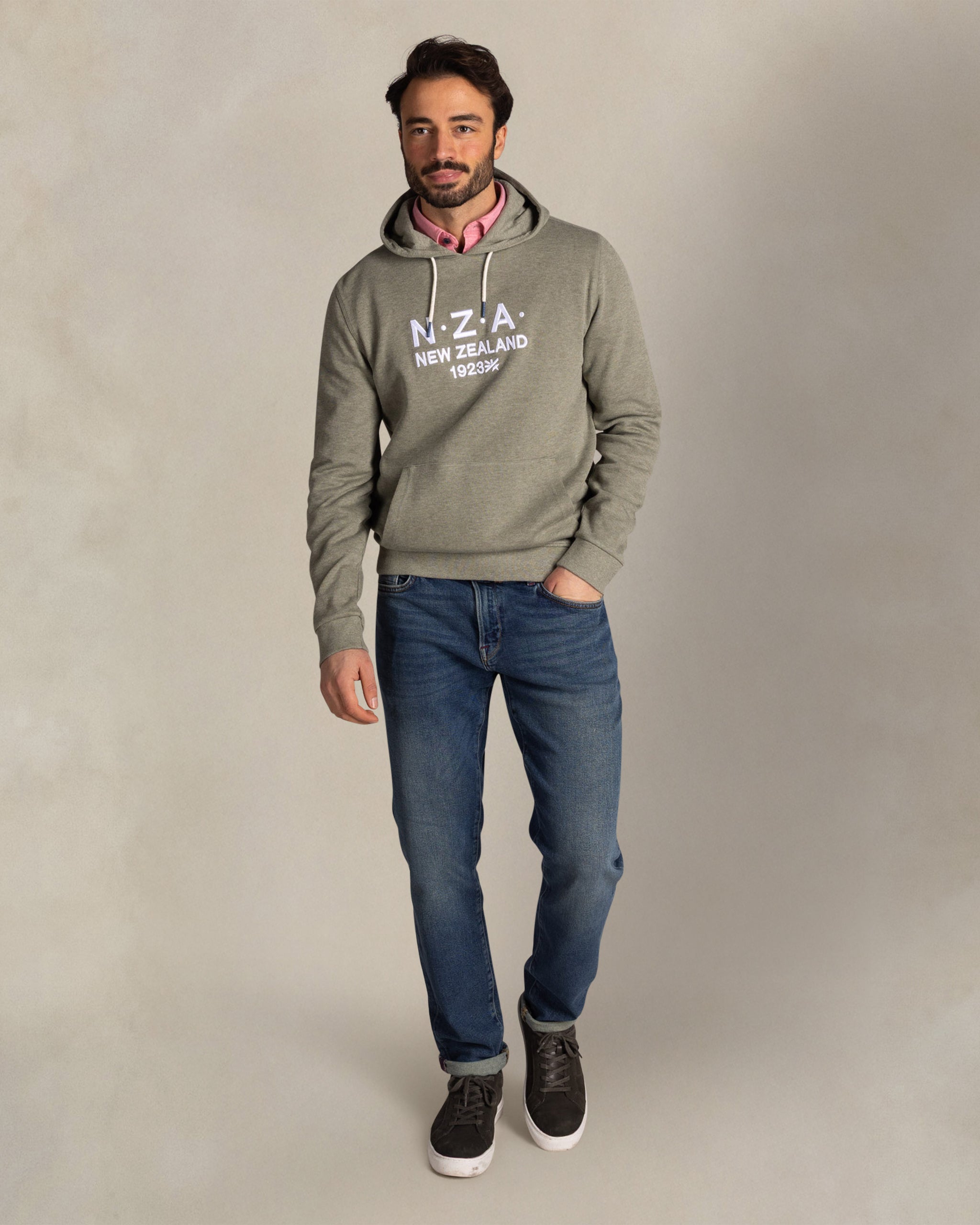 Groene katoenen hoodie Groene katoenen hoodie