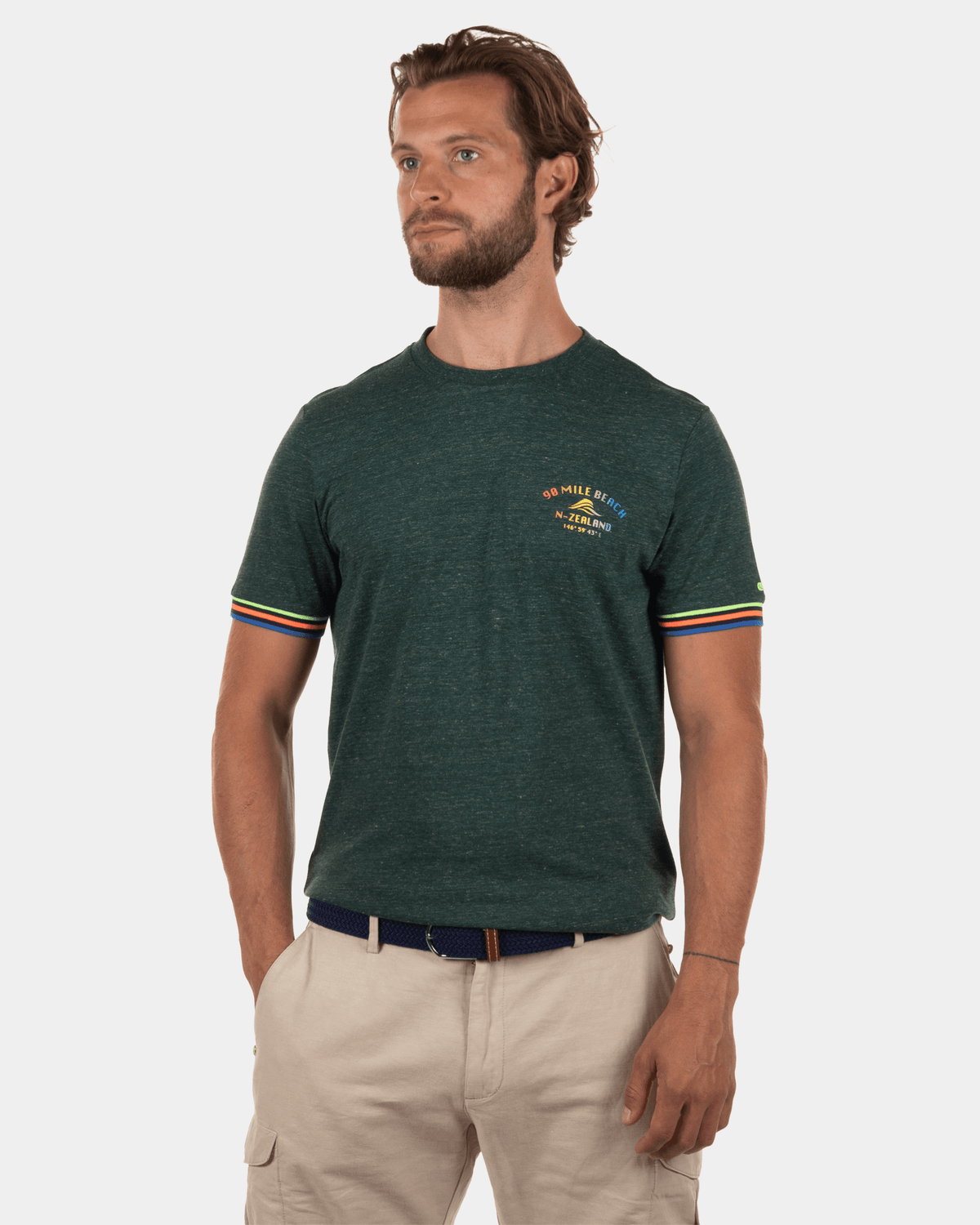 Kohangapiripiri sportief t-shirt - Lead Green