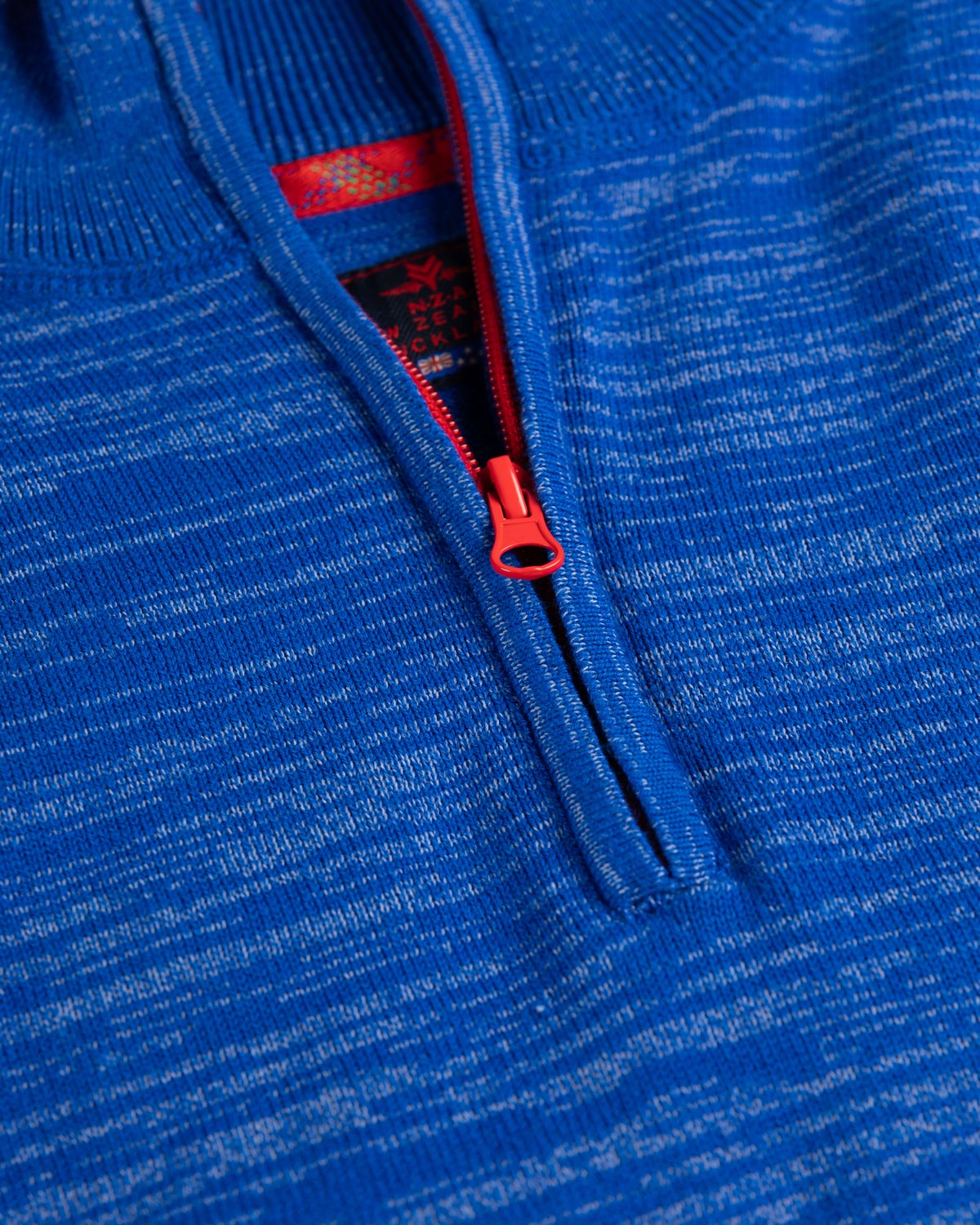 Jersey de algodón con cremallera Grey - Blizzard Blue