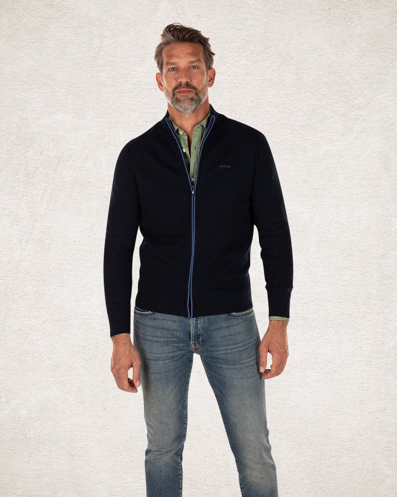 Effen katoen vest Effen katoen vest