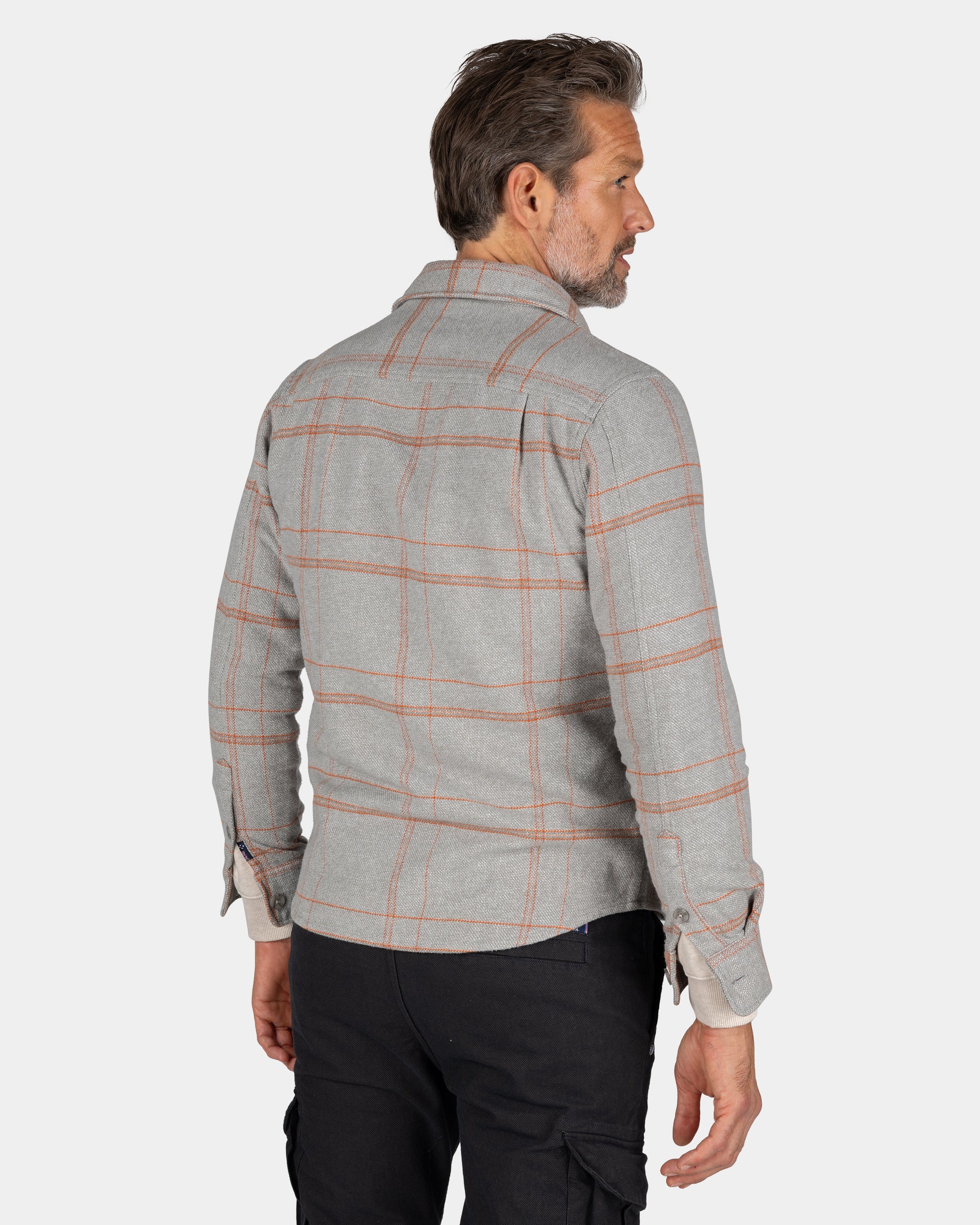 Green cotton overshirt - Pebble Green Green cotton overshirt - Pebble Green