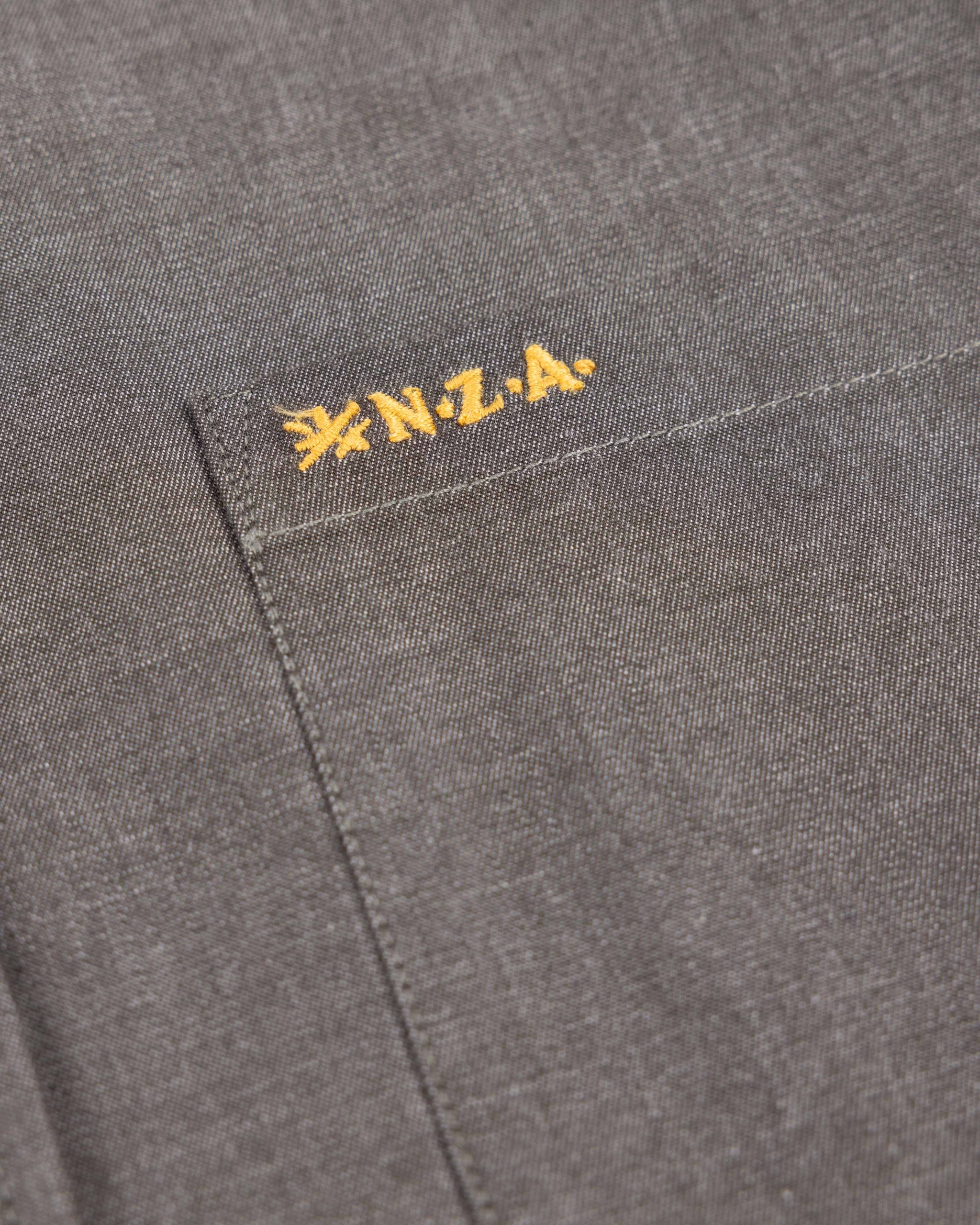 Grijs katoenen stretch overhemd Grijs katoenen stretch overhemd