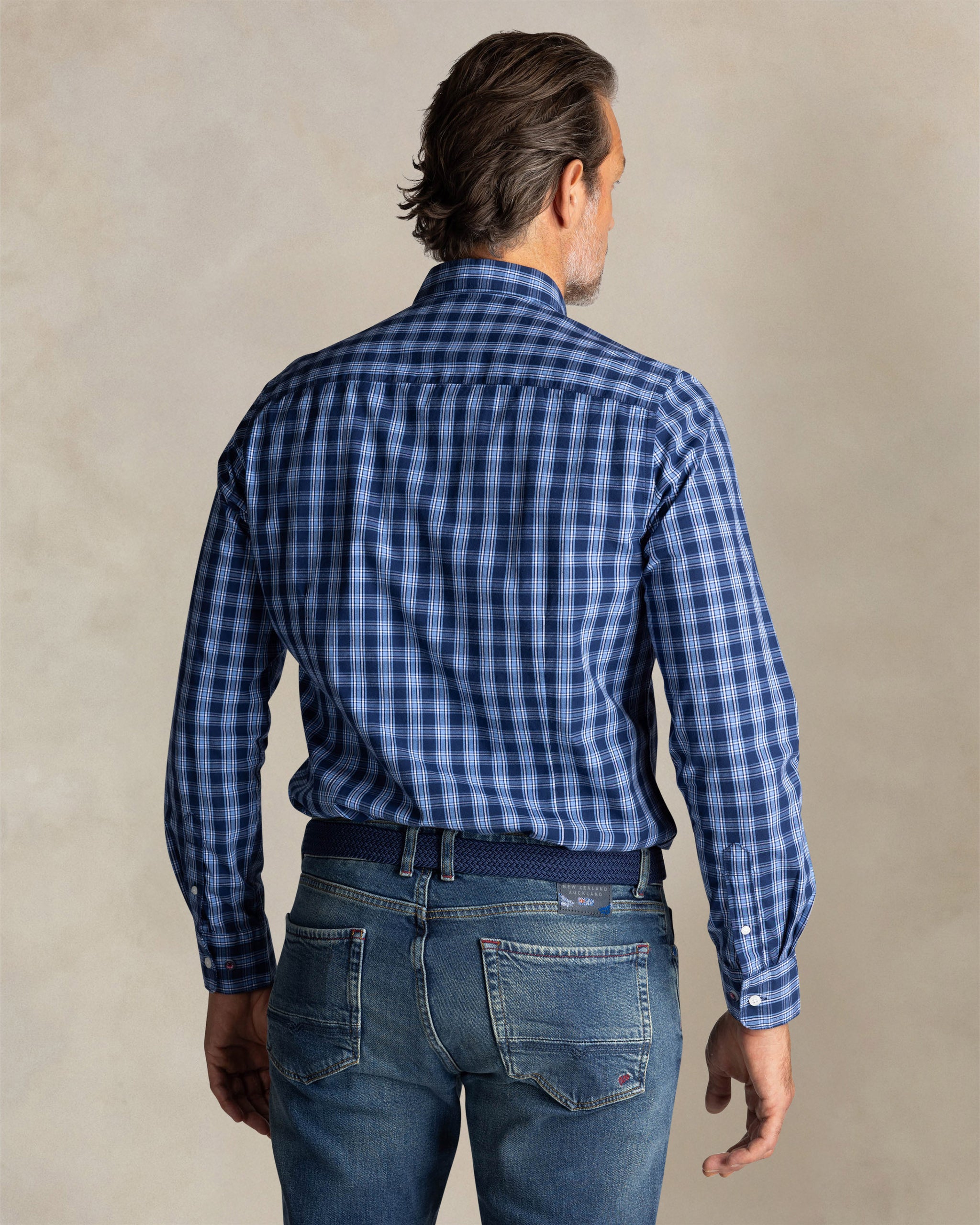 Blue cotton shirt Blue cotton shirt