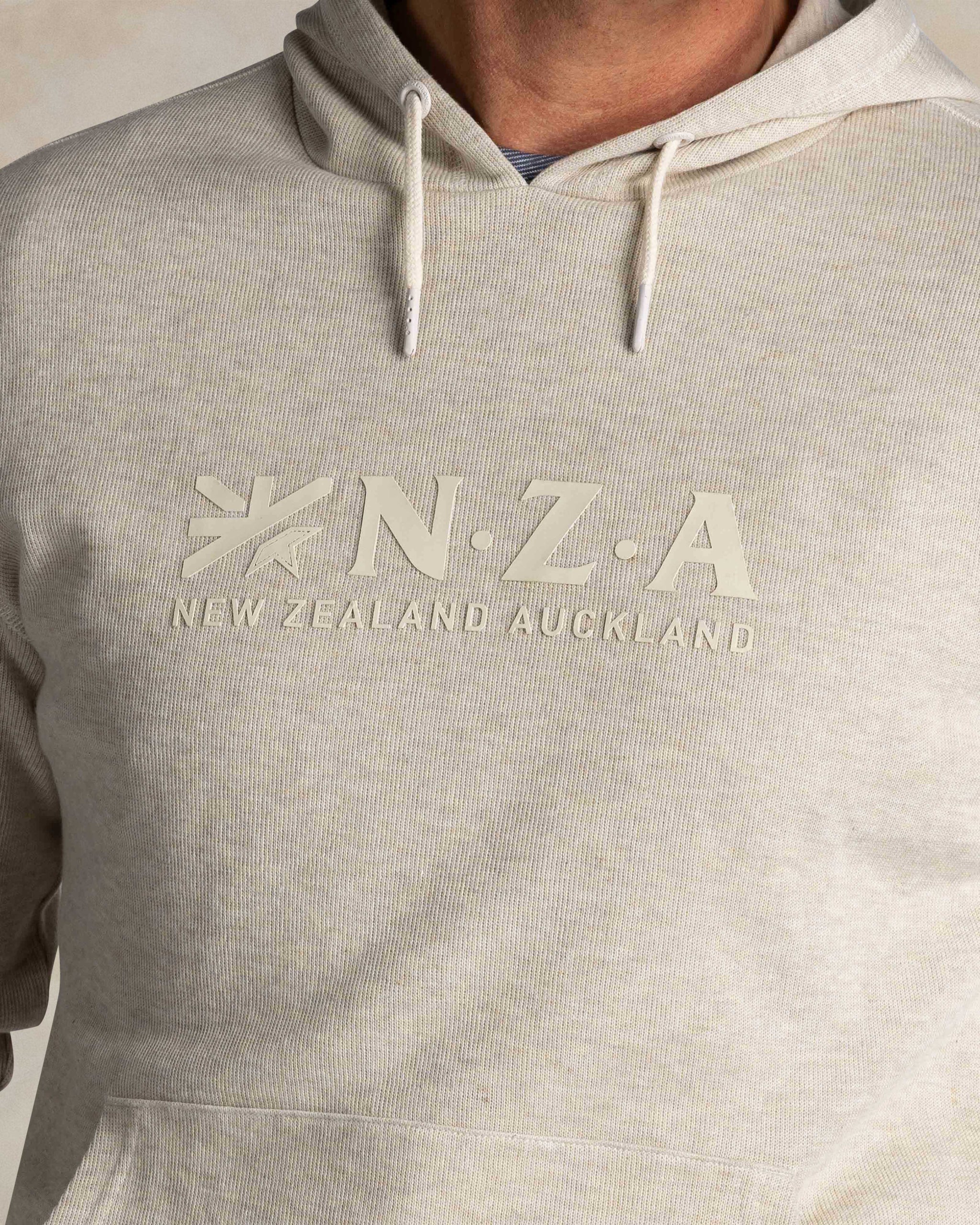 Sweat à capuche en coton écru Sweat à capuche en coton écru