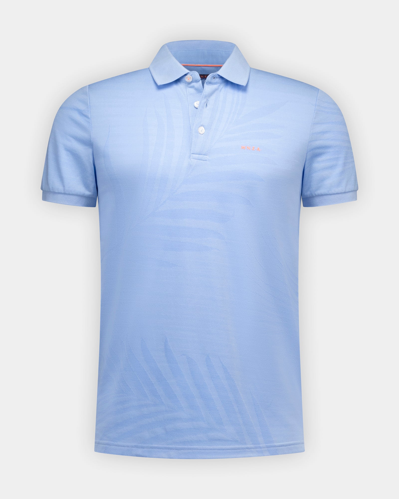 Polo à imprimé bleu clair Polo à imprimé bleu clair