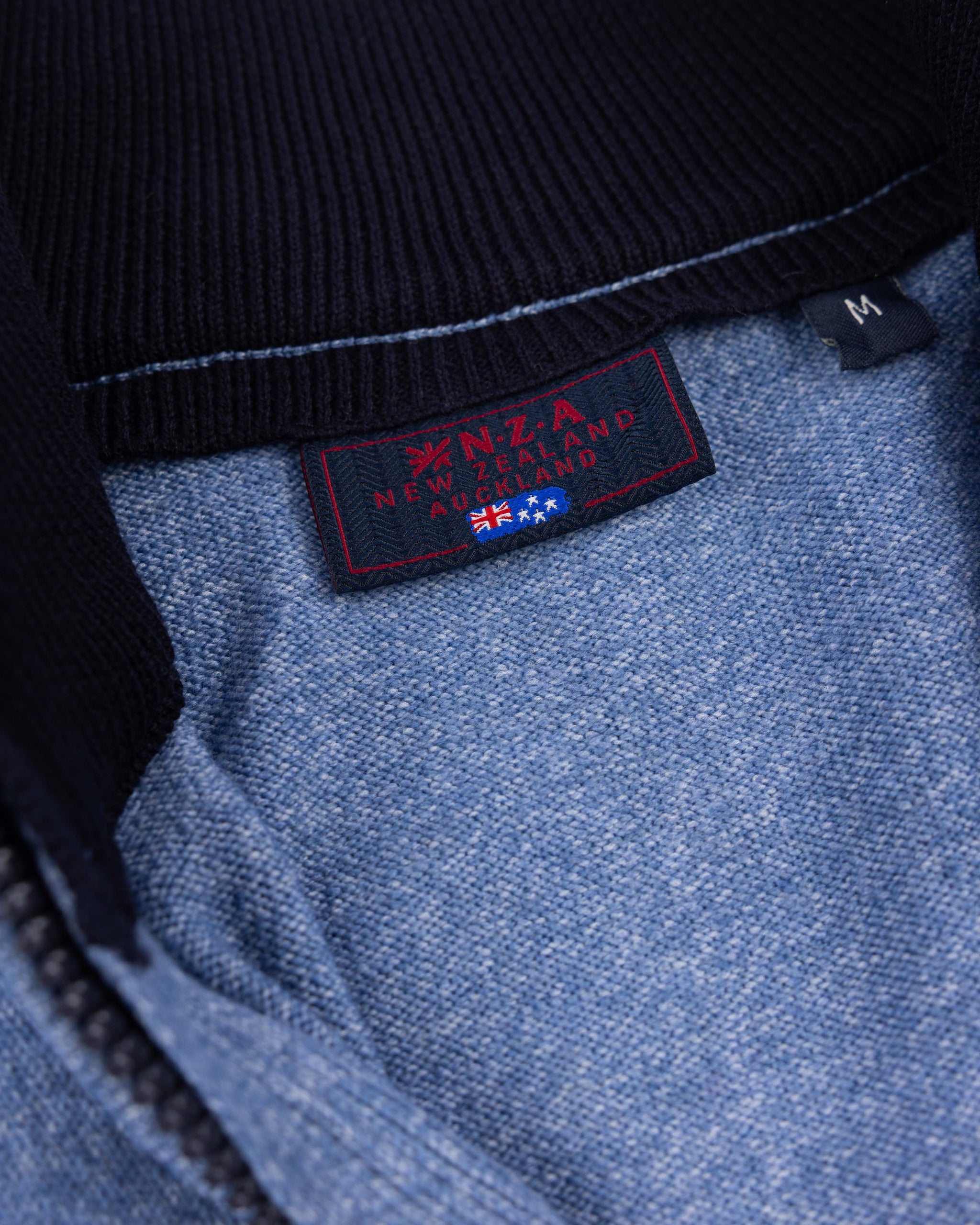 Blue half zip knitwear Blue half zip knitwear