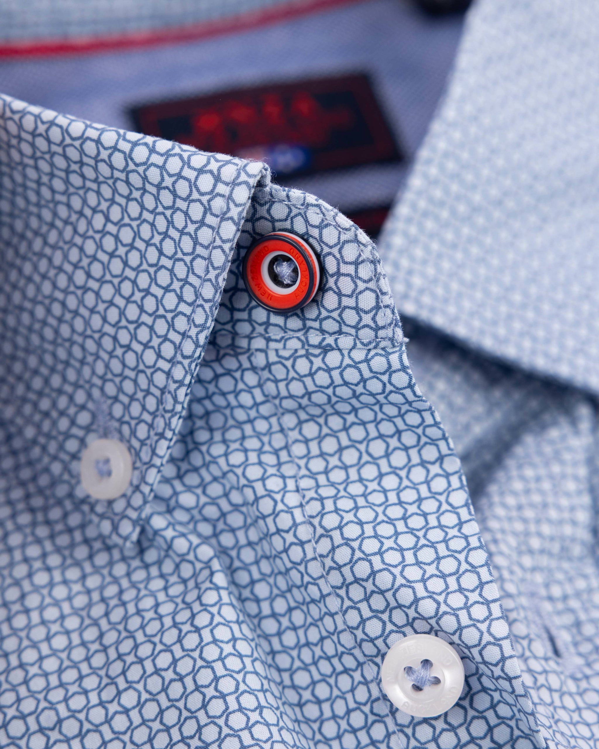 Blue cotton shirt stretch Blue cotton shirt stretch