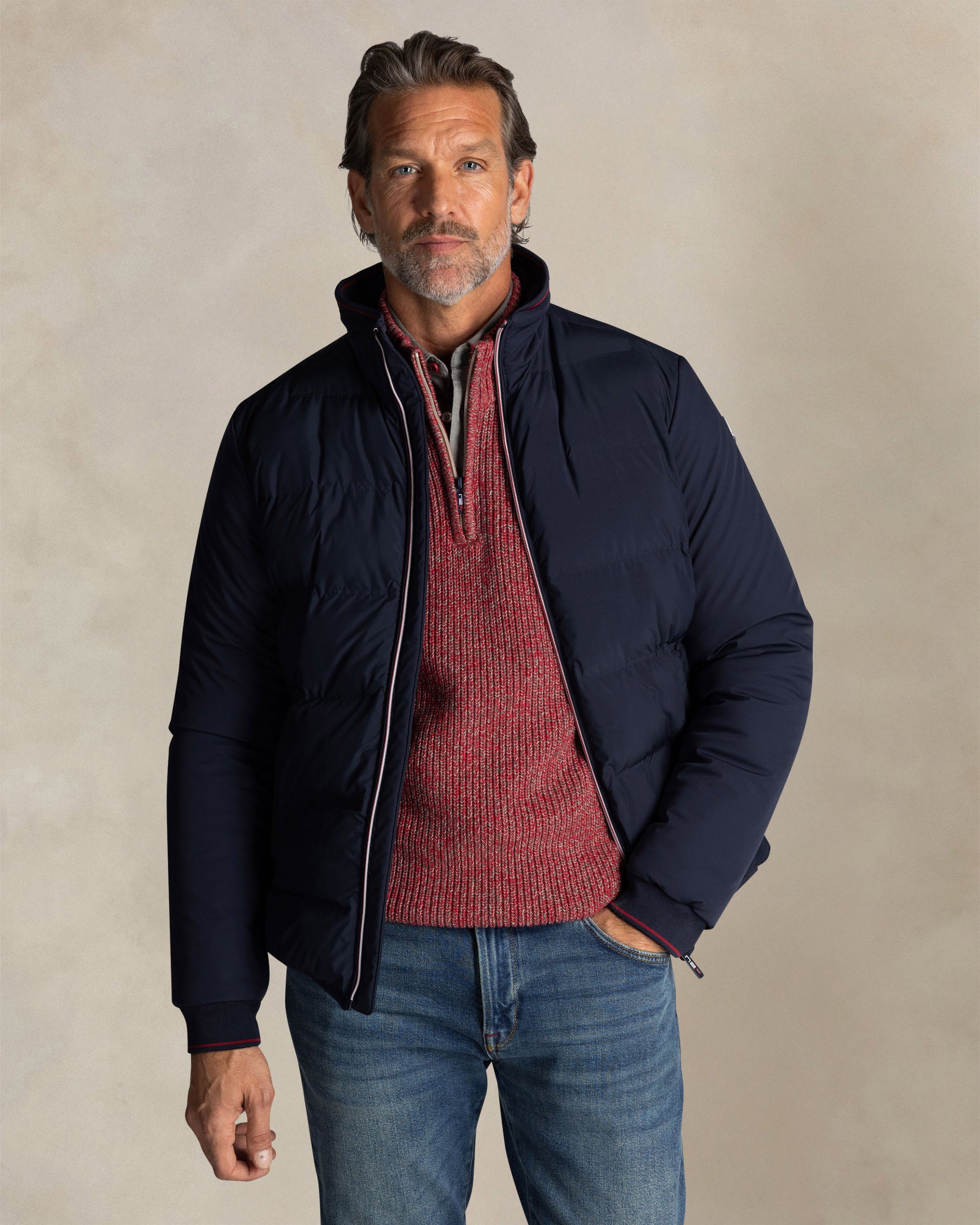 Blue padded jacket Blue padded jacket