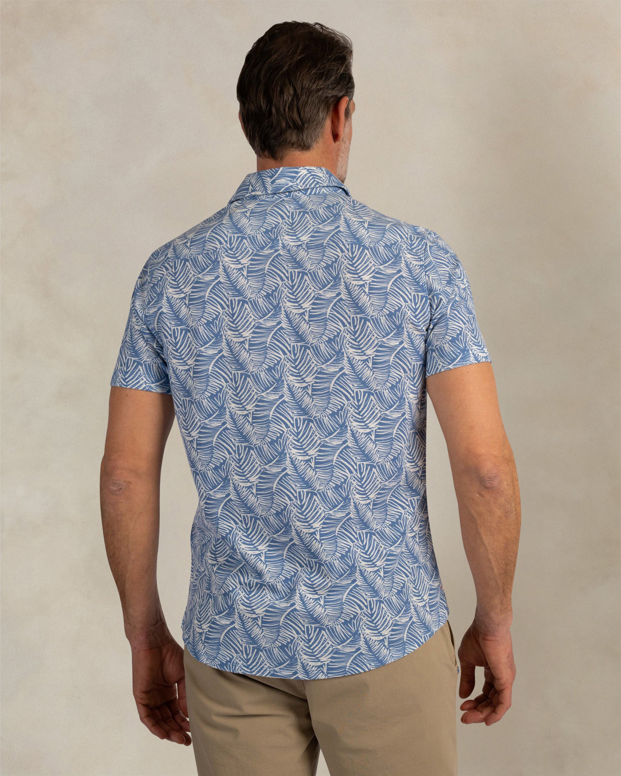 Light blue print shirt Light blue print shirt