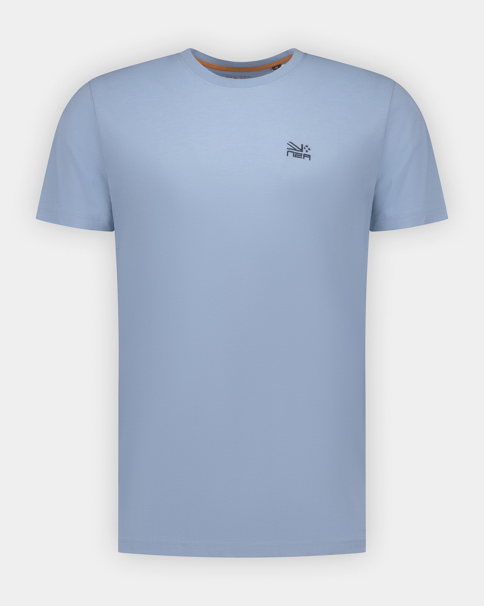 Camiseta azul de algodón Camiseta azul de algodón