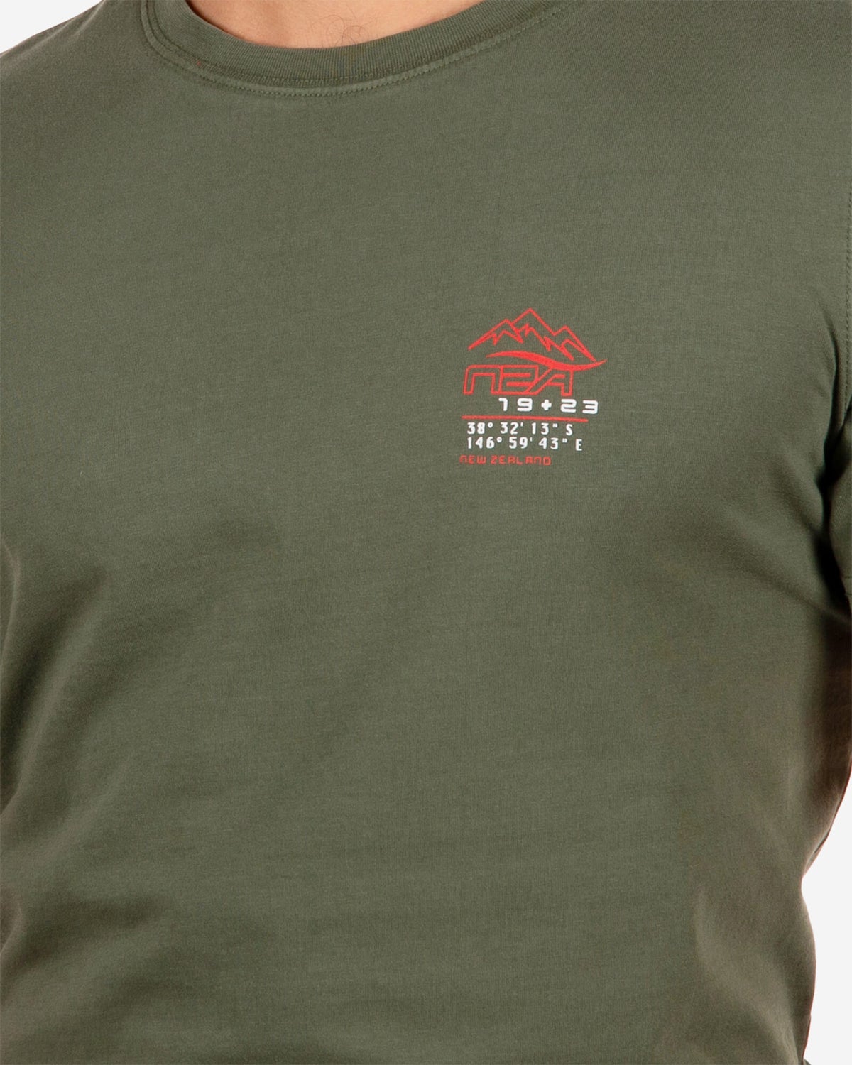 T-Shirt aus Baumwolle Broadwood - Rock Green
