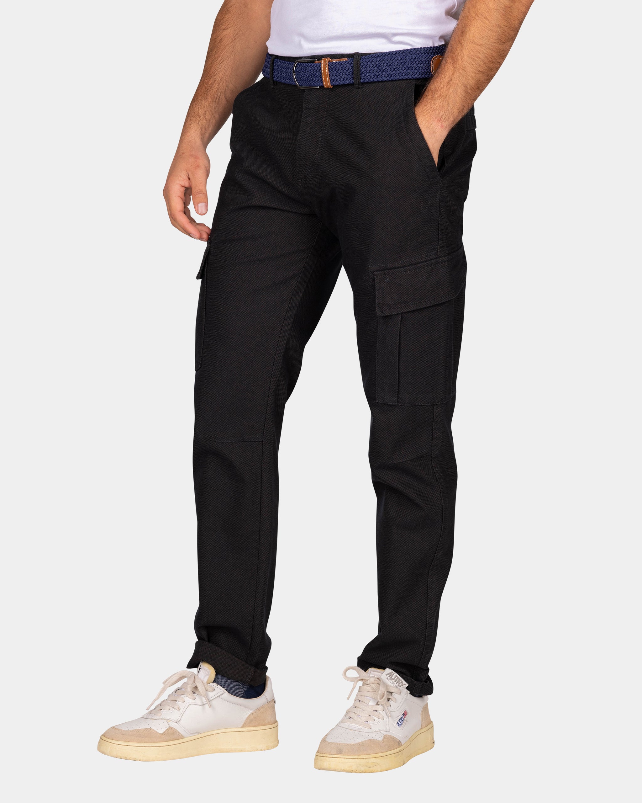 Pantalón chino cargo verde oscuro - Gravel Green Pantalón chino cargo verde oscuro - Gravel Green