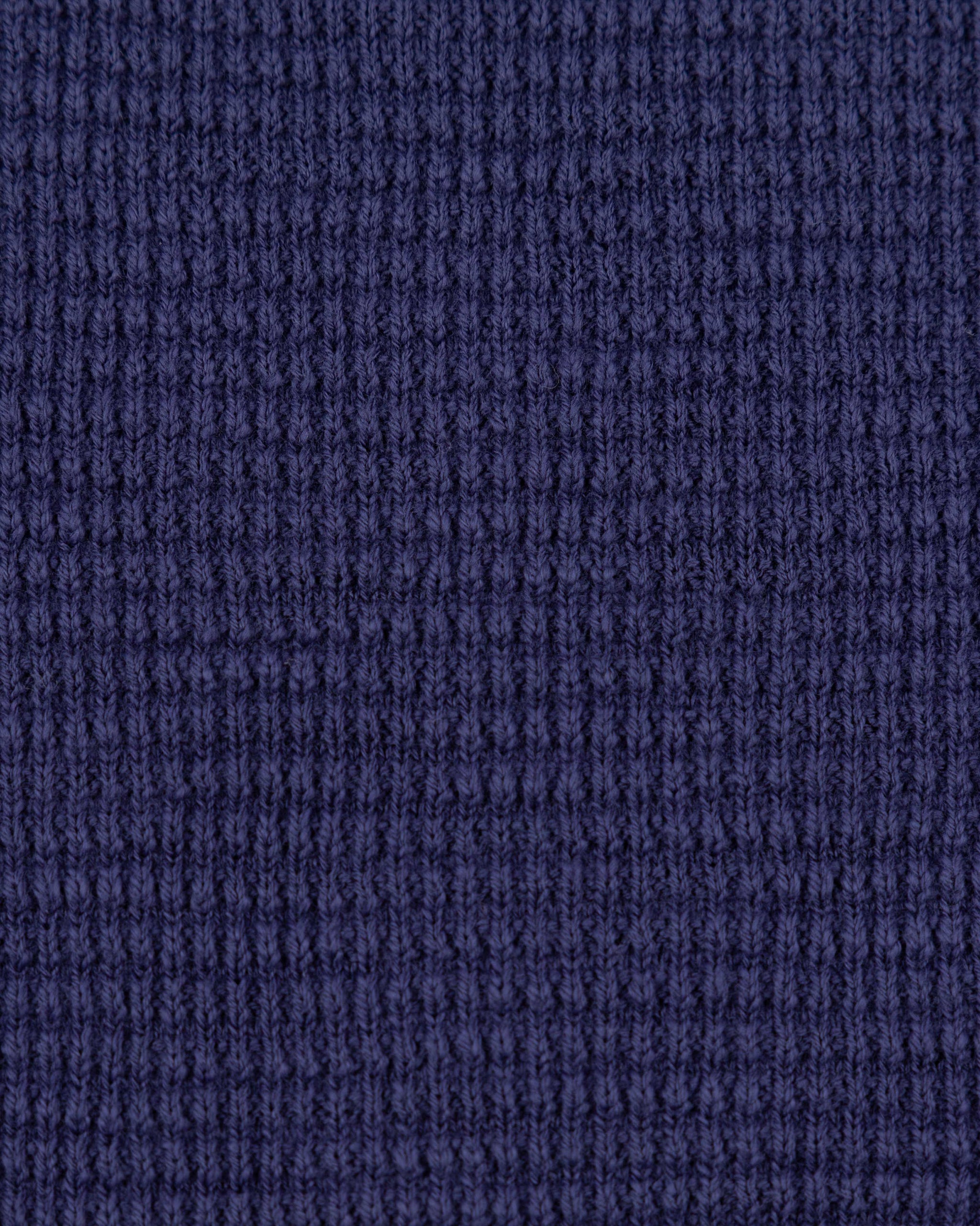 Blauwe katoenen vest Blauwe katoenen vest