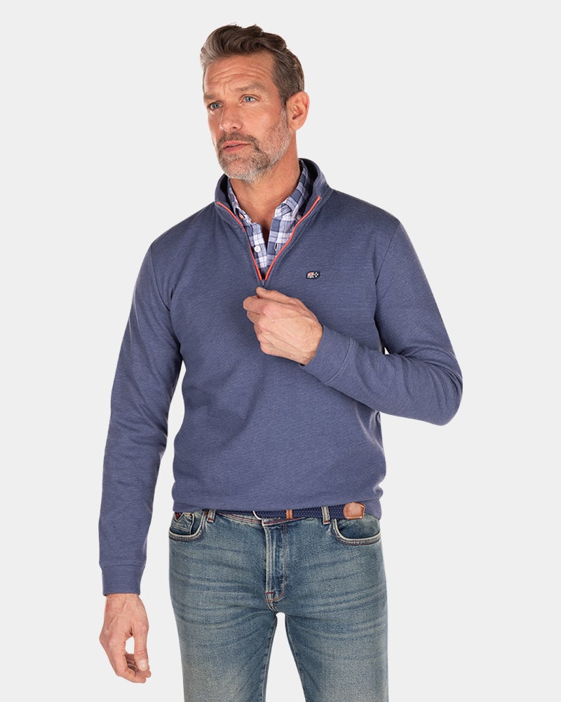 Fleecepullover mit Reißverschluss - Dusk Navy Fleecepullover mit Reißverschluss - Dusk Navy