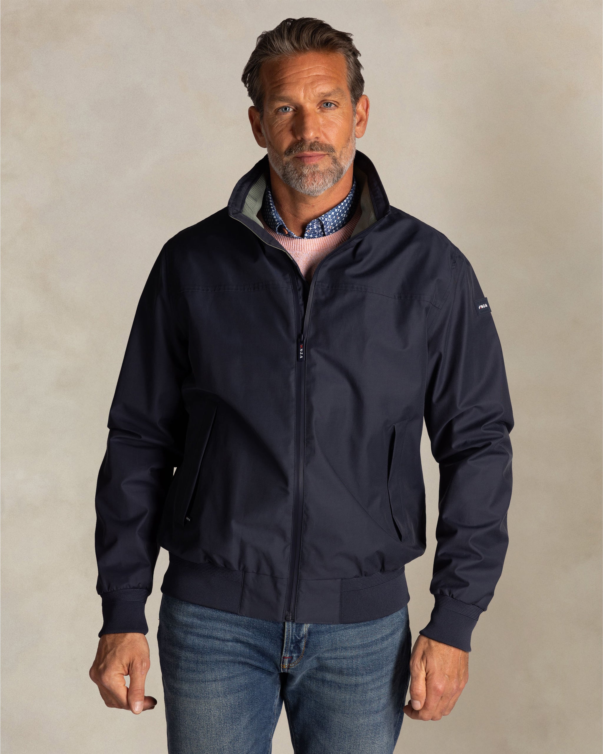 Veste en coton bleu Veste en coton bleu