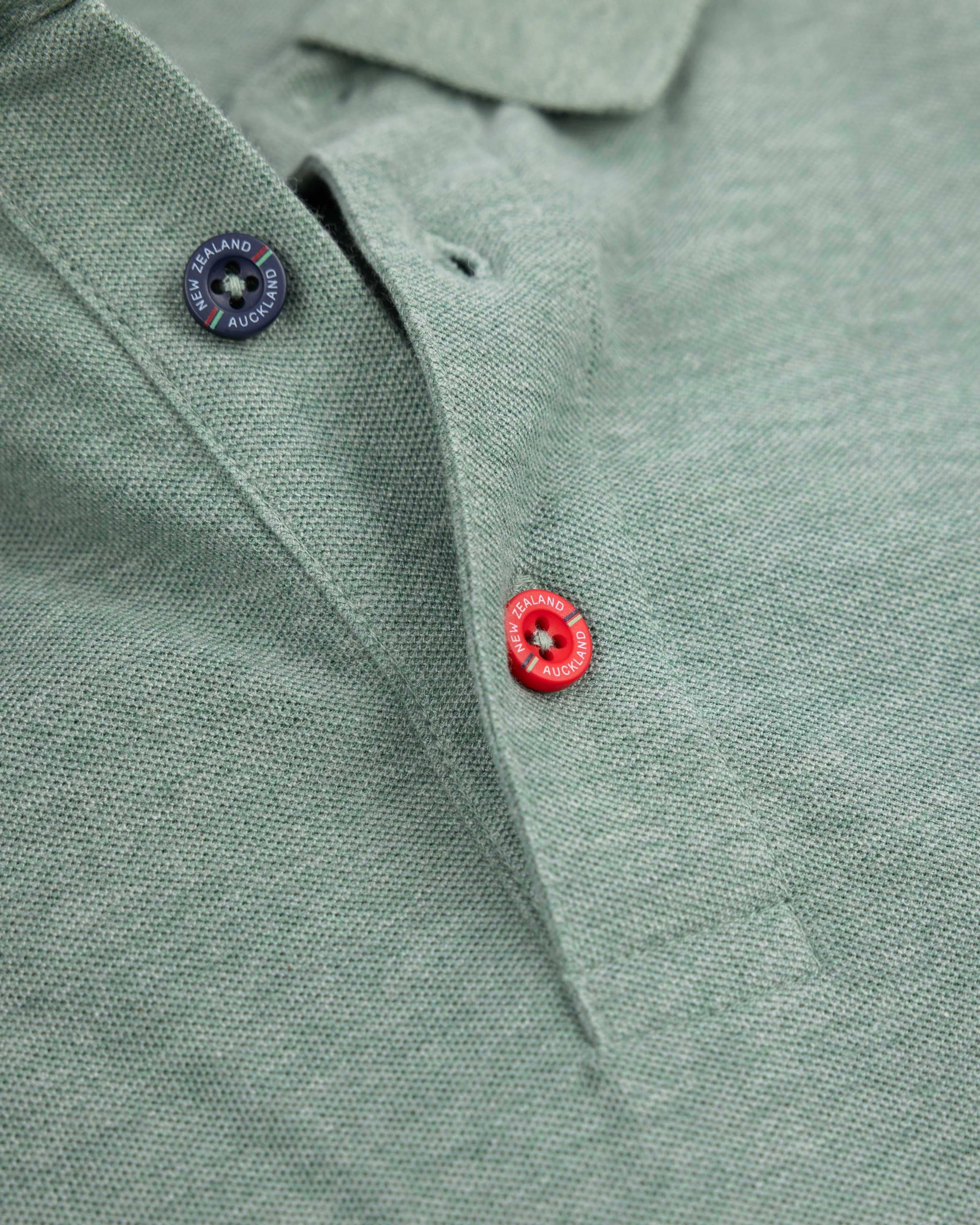 Groen katoenen polo shirt lang Groen katoenen polo shirt lang