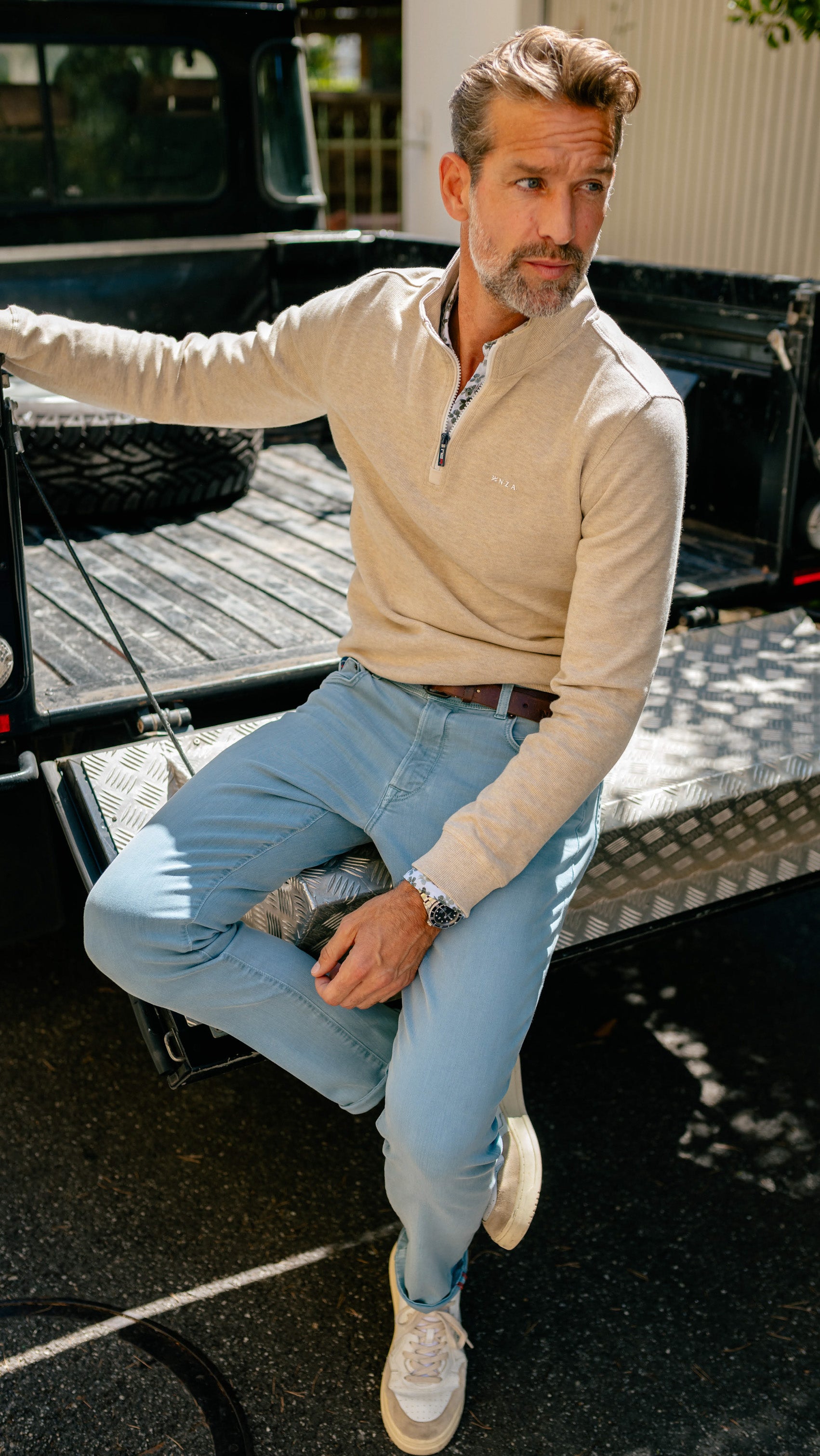 Blauwe 5-pocketjeans - Phantom Blue Blauwe 5-pocketjeans - Phantom Blue