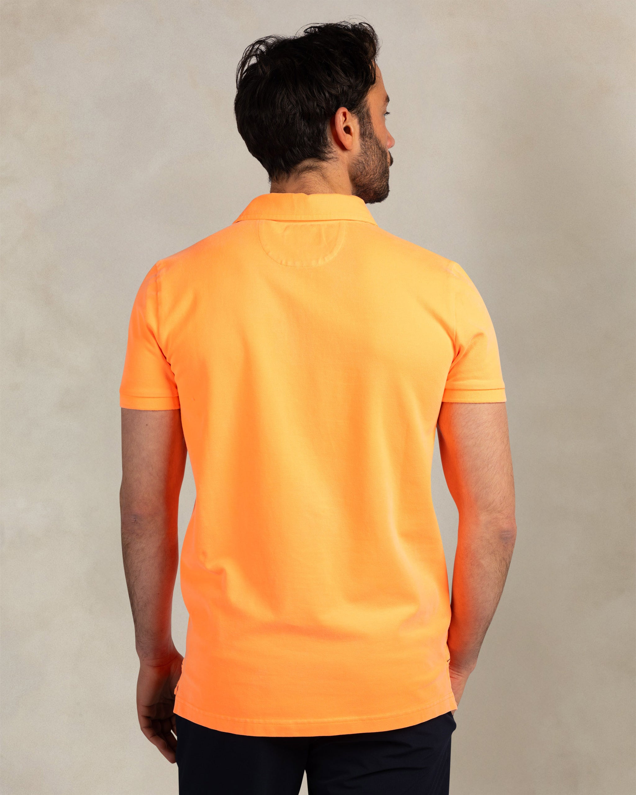 Oranges Baumwoll-Stretch-Poloshirt Oranges Baumwoll-Stretch-Poloshirt