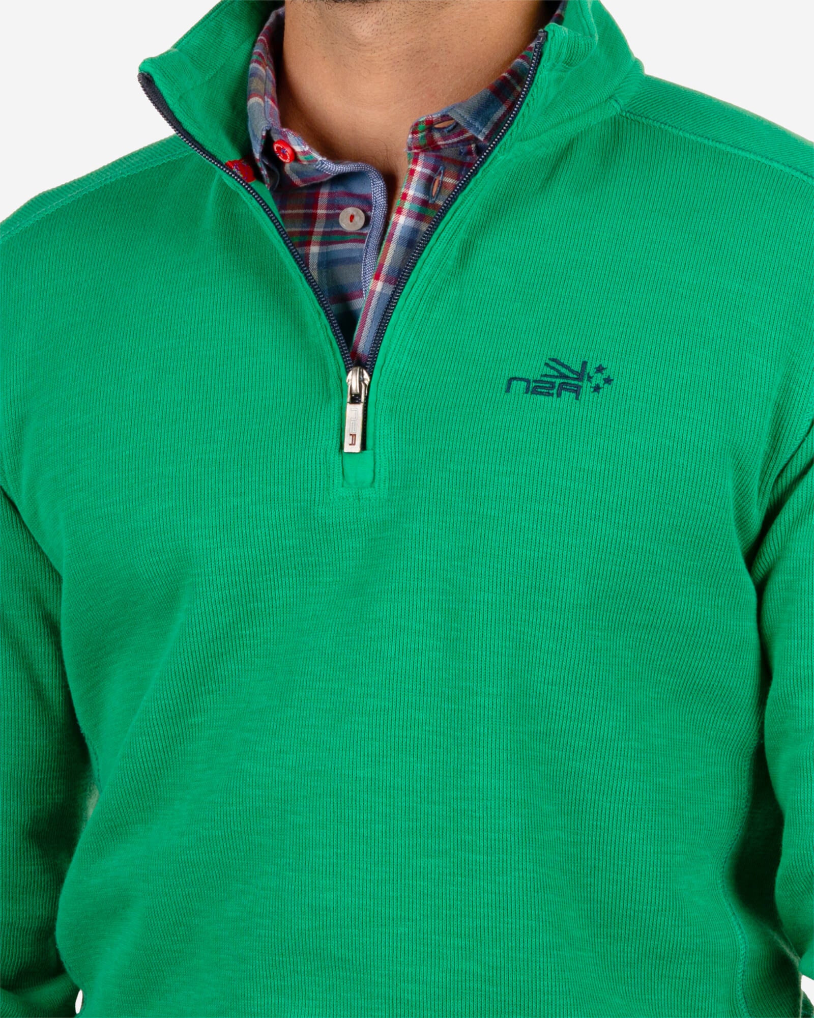 Half zip sweater Cropp - Impulse Green Half zip sweater Cropp - Impulse Green