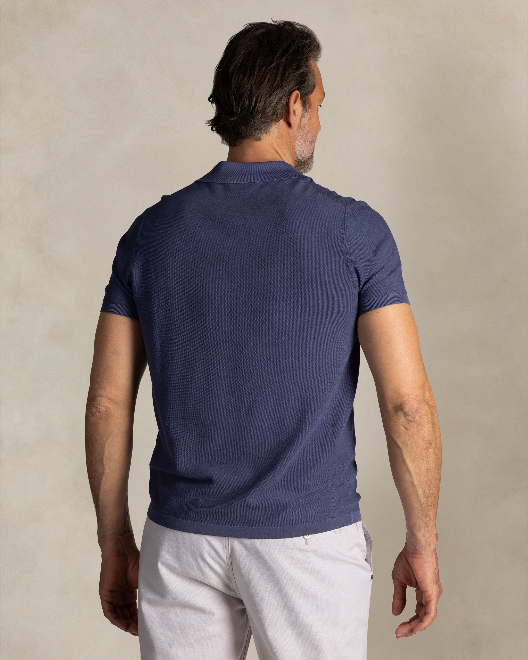 Blaues Poloshirt Blaues Poloshirt