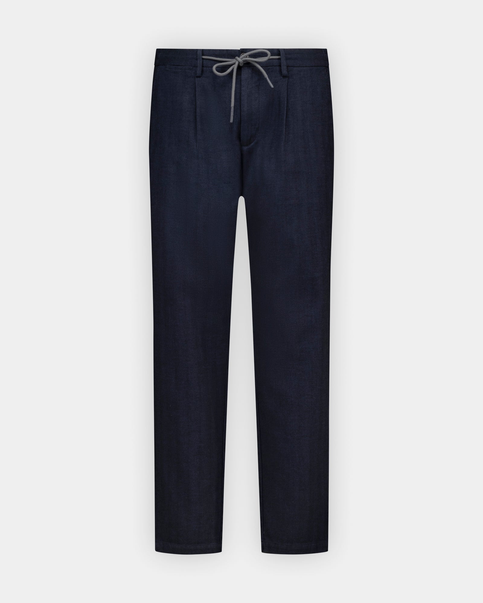 Chino extensible à chevrons bleu marine Wellington Chino extensible à chevrons bleu marine Wellington