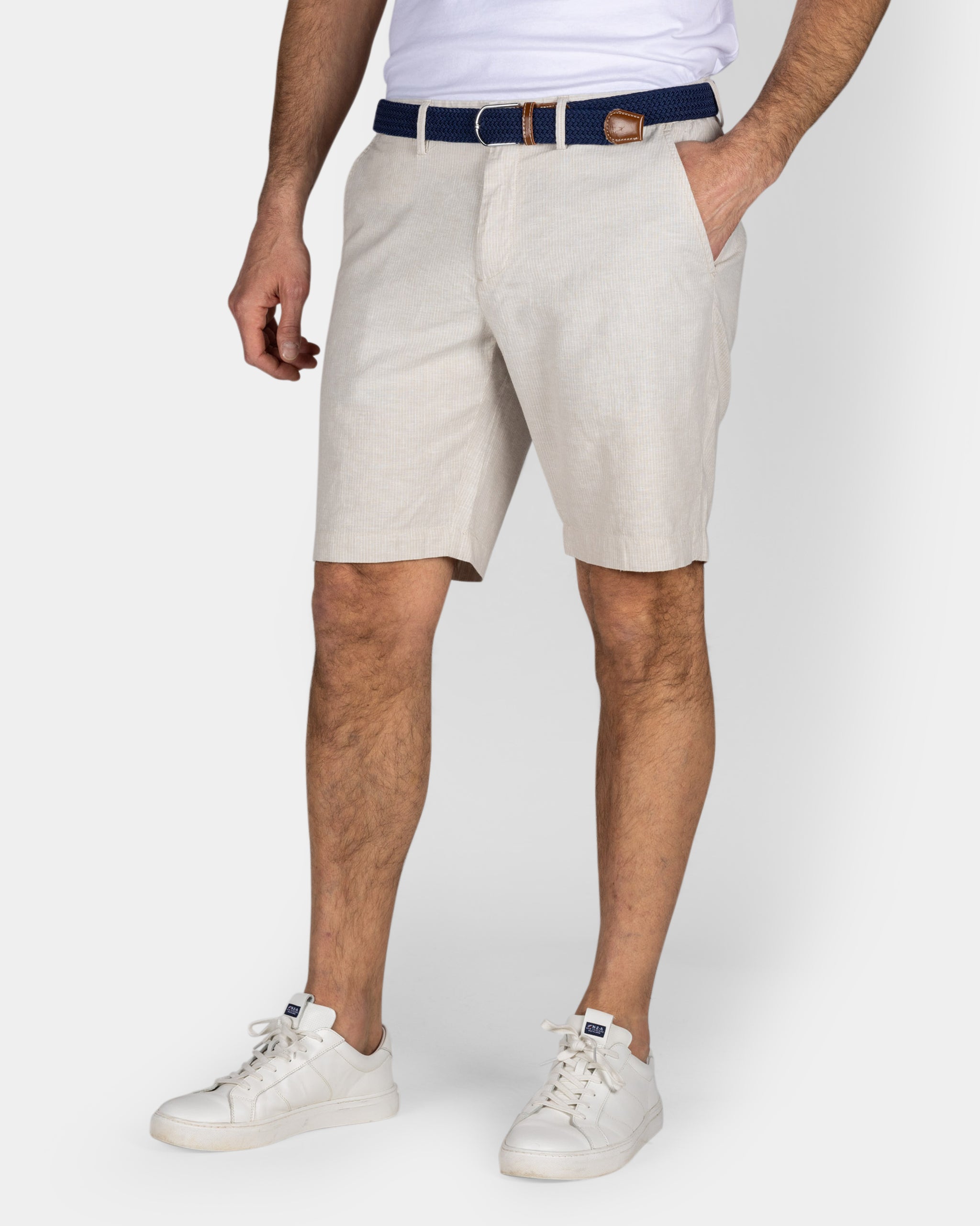 Beige linnen cargo short Beige linnen cargo short