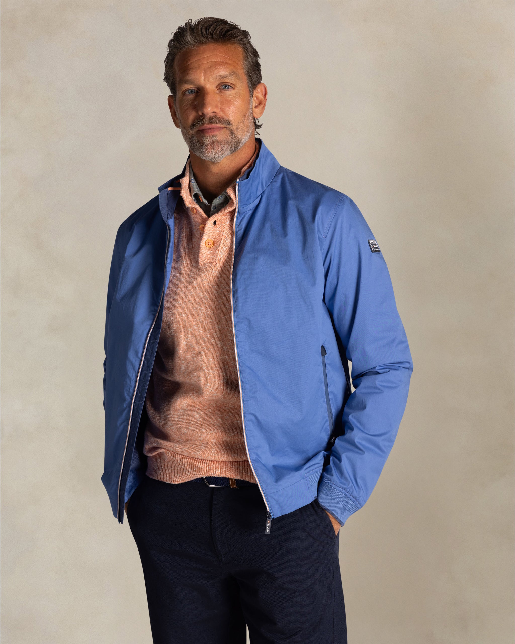 Blue cotton jacket Blue cotton jacket