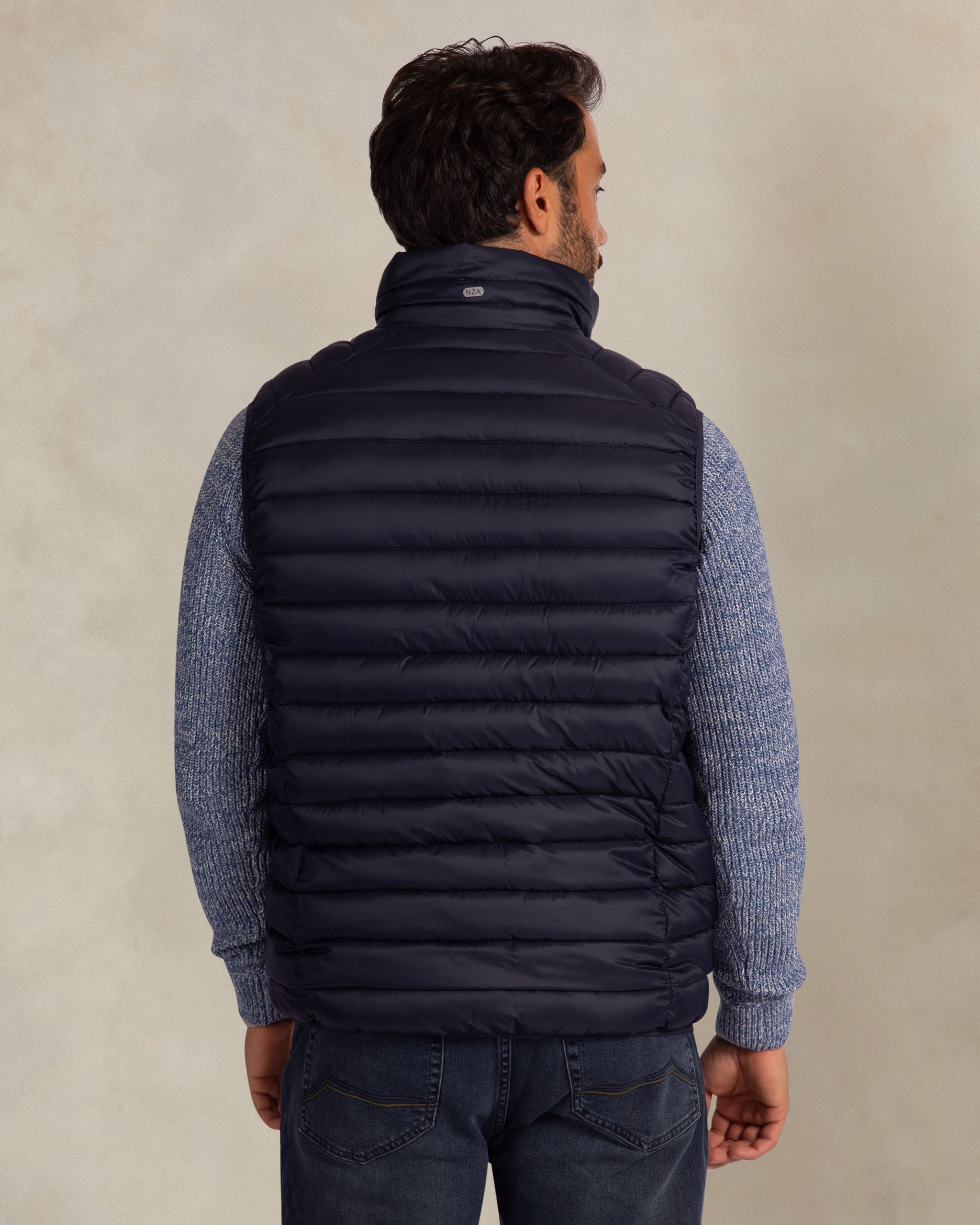 Dark blue padded bodywarmer Dark blue padded bodywarmer