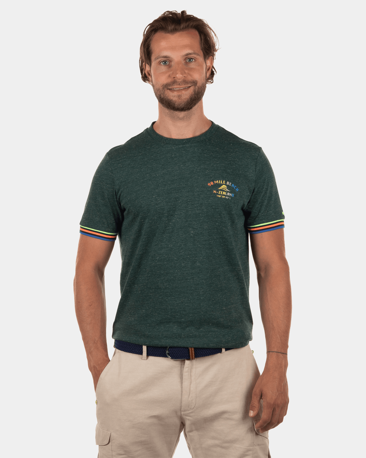 Kohangapiripiri sportief t-shirt - Lead Green
