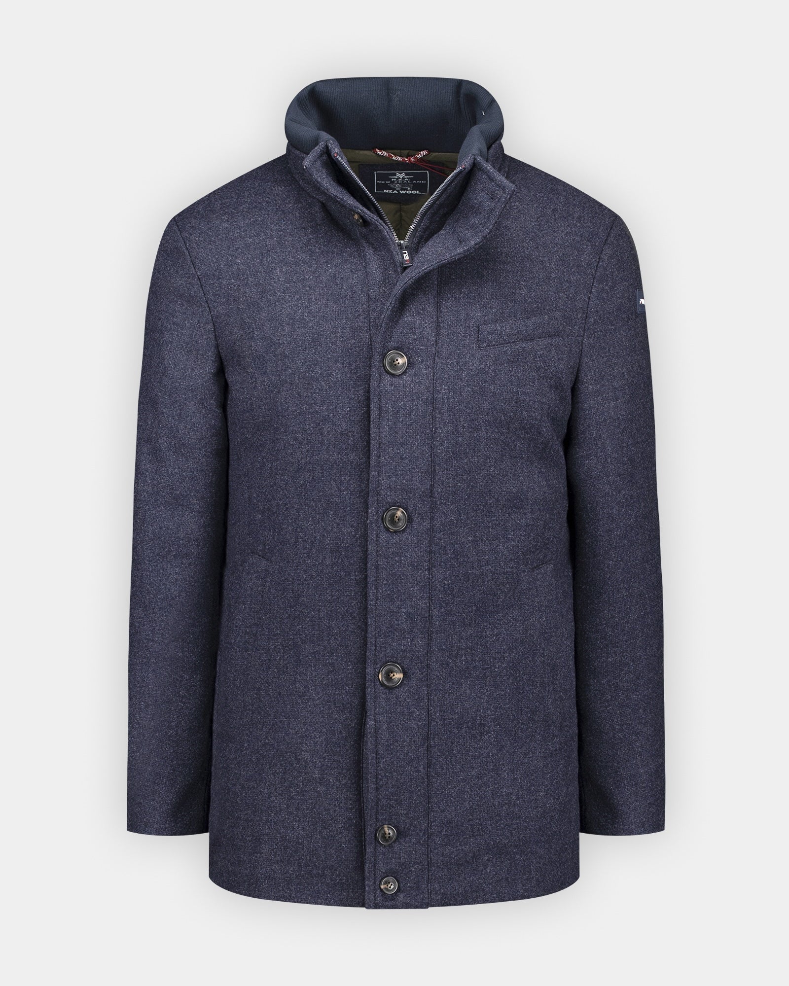 Manteau en laine bleu Manteau en laine bleu