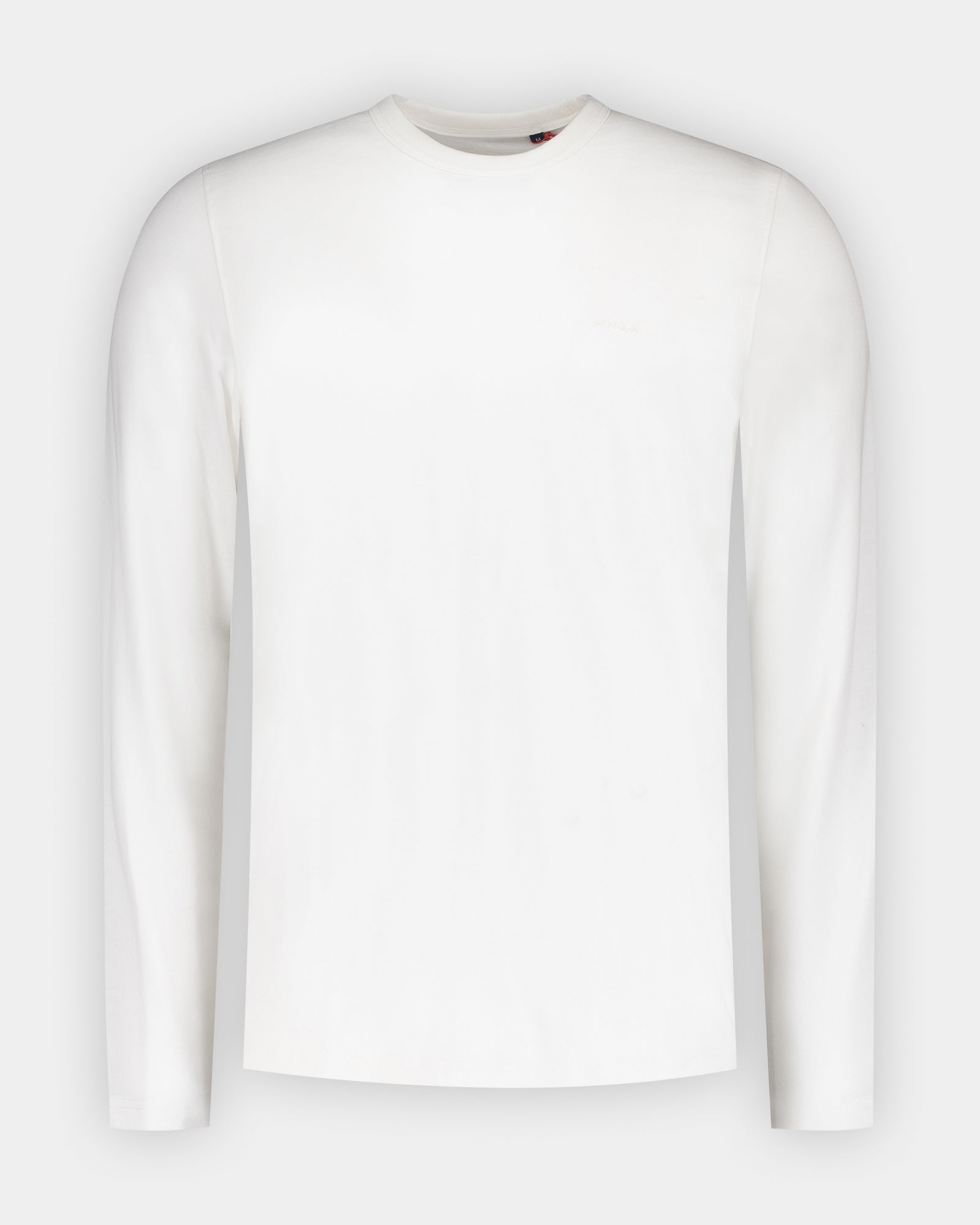 Witte katoenen longsleeve Witte katoenen longsleeve