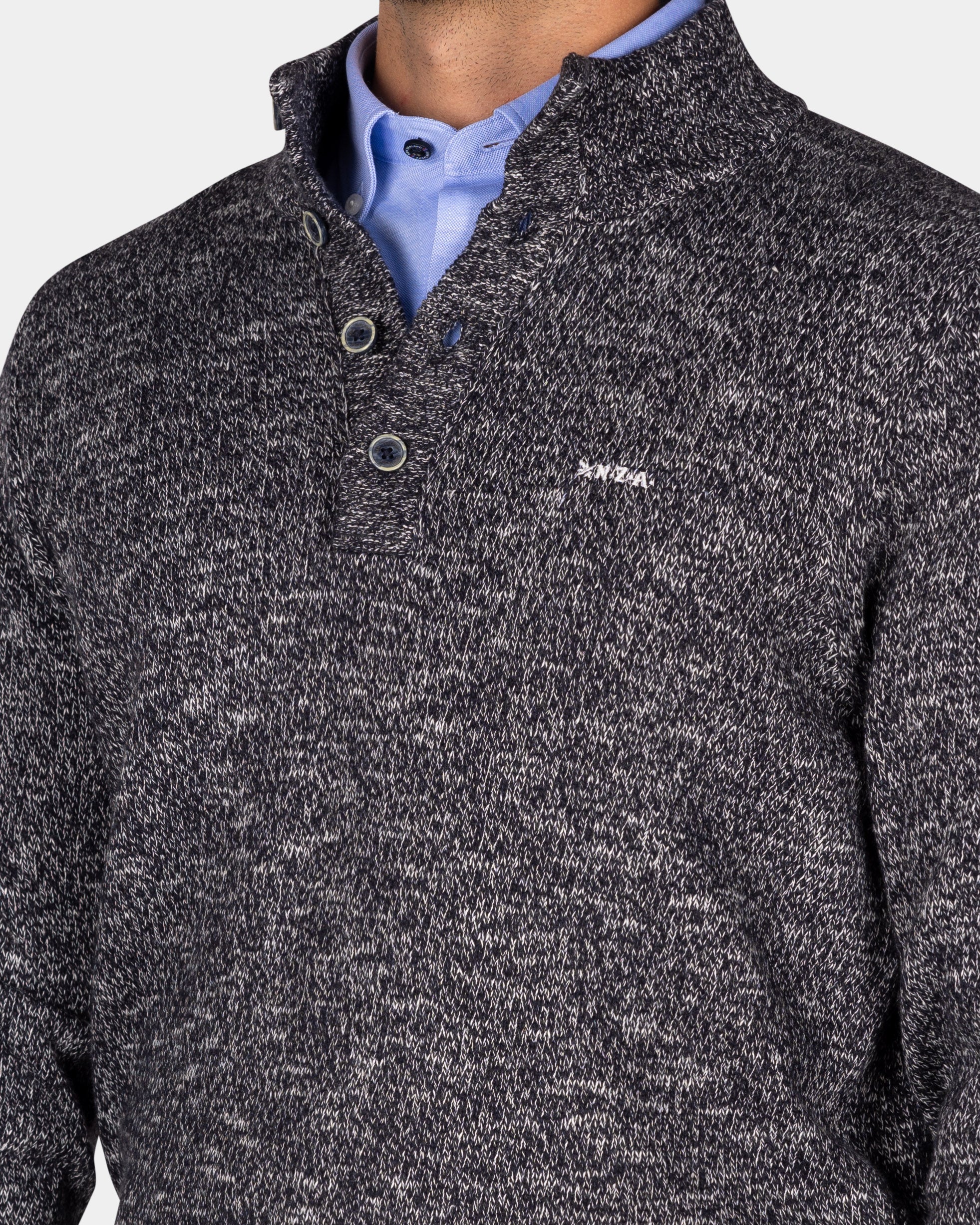 Mottled dark blue sweater - Winter Navy Mottled dark blue sweater - Winter Navy