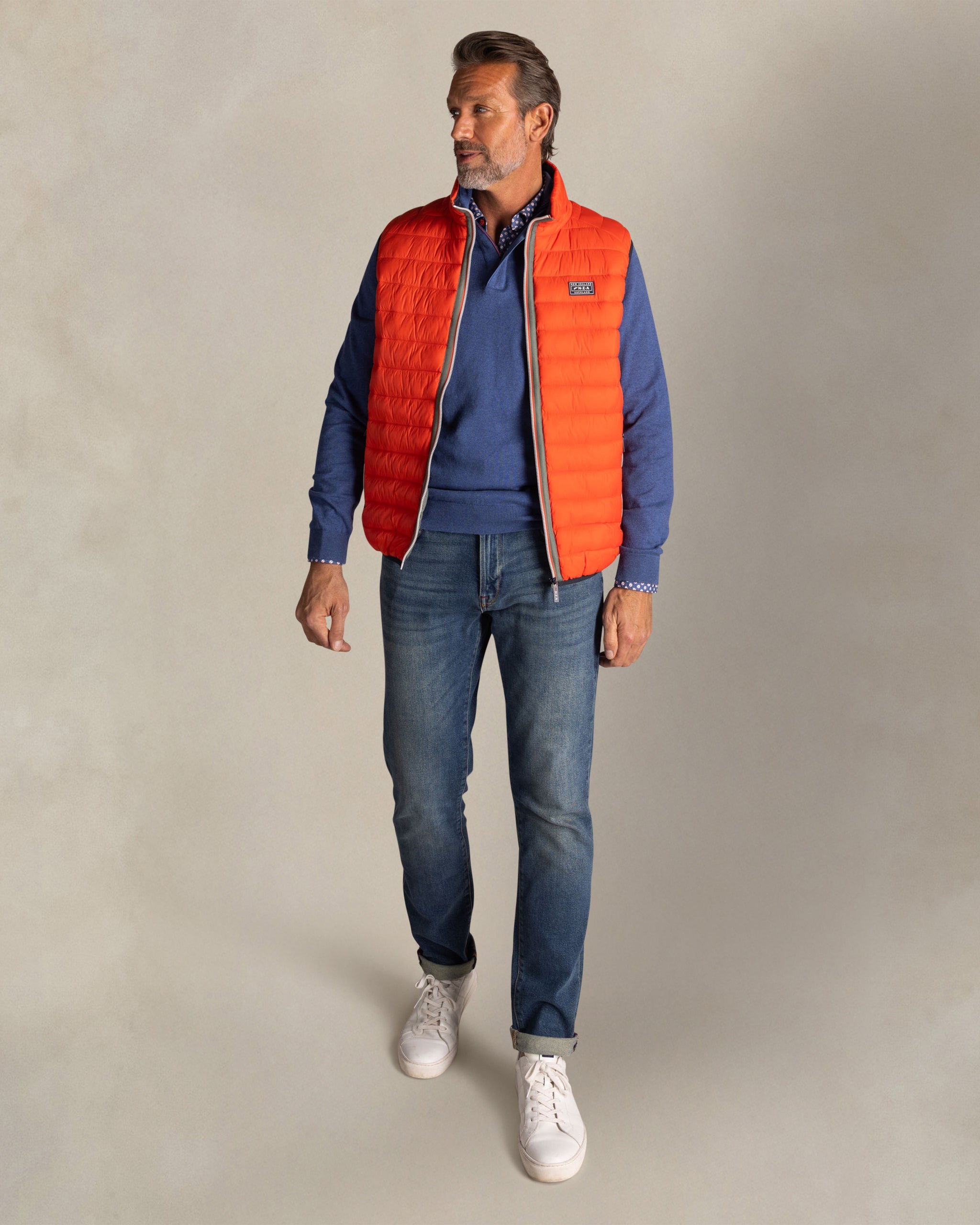 Bodywarmer rouge matelassé Bodywarmer rouge matelassé