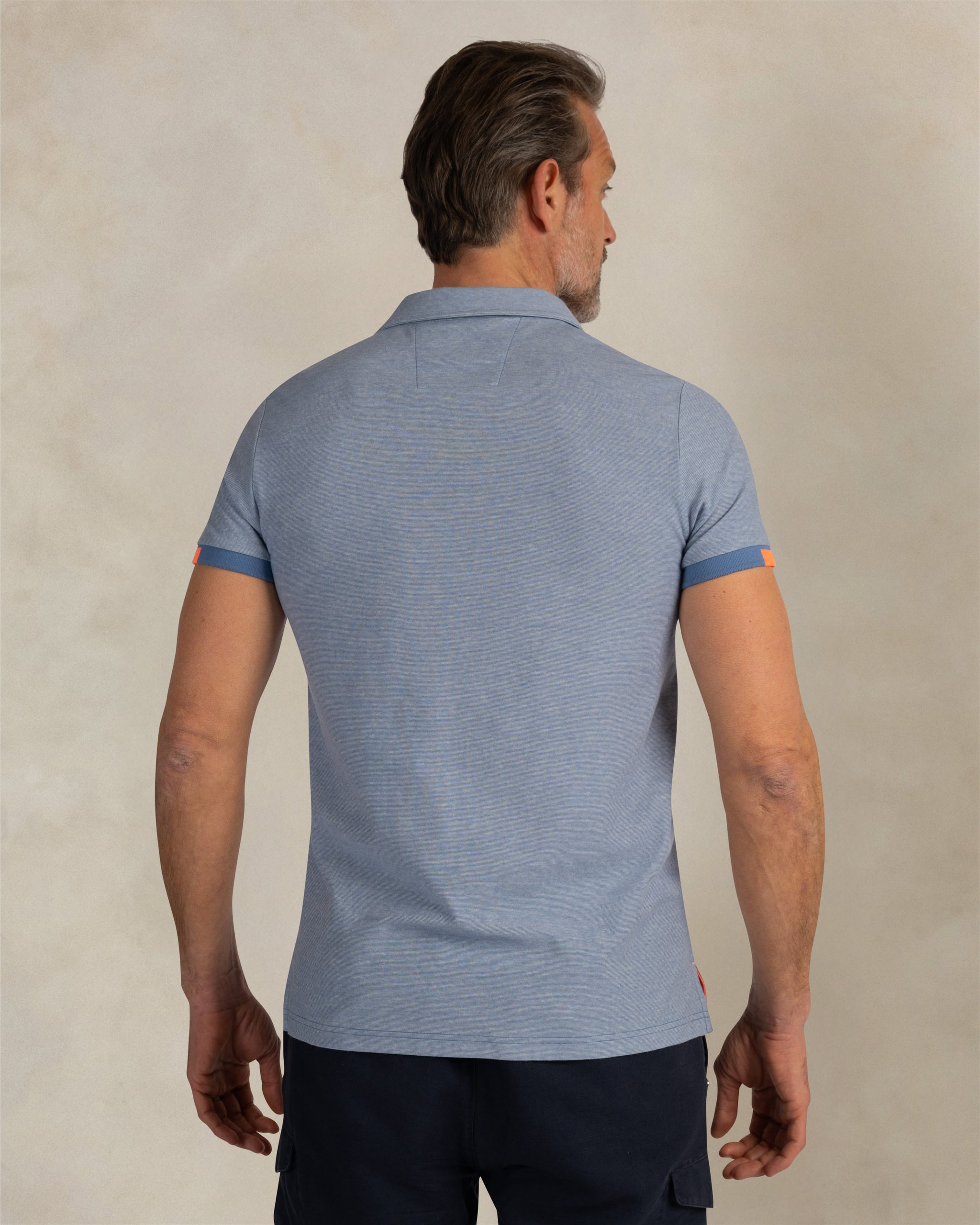 Polo azul 100% algodón Polo azul 100% algodón