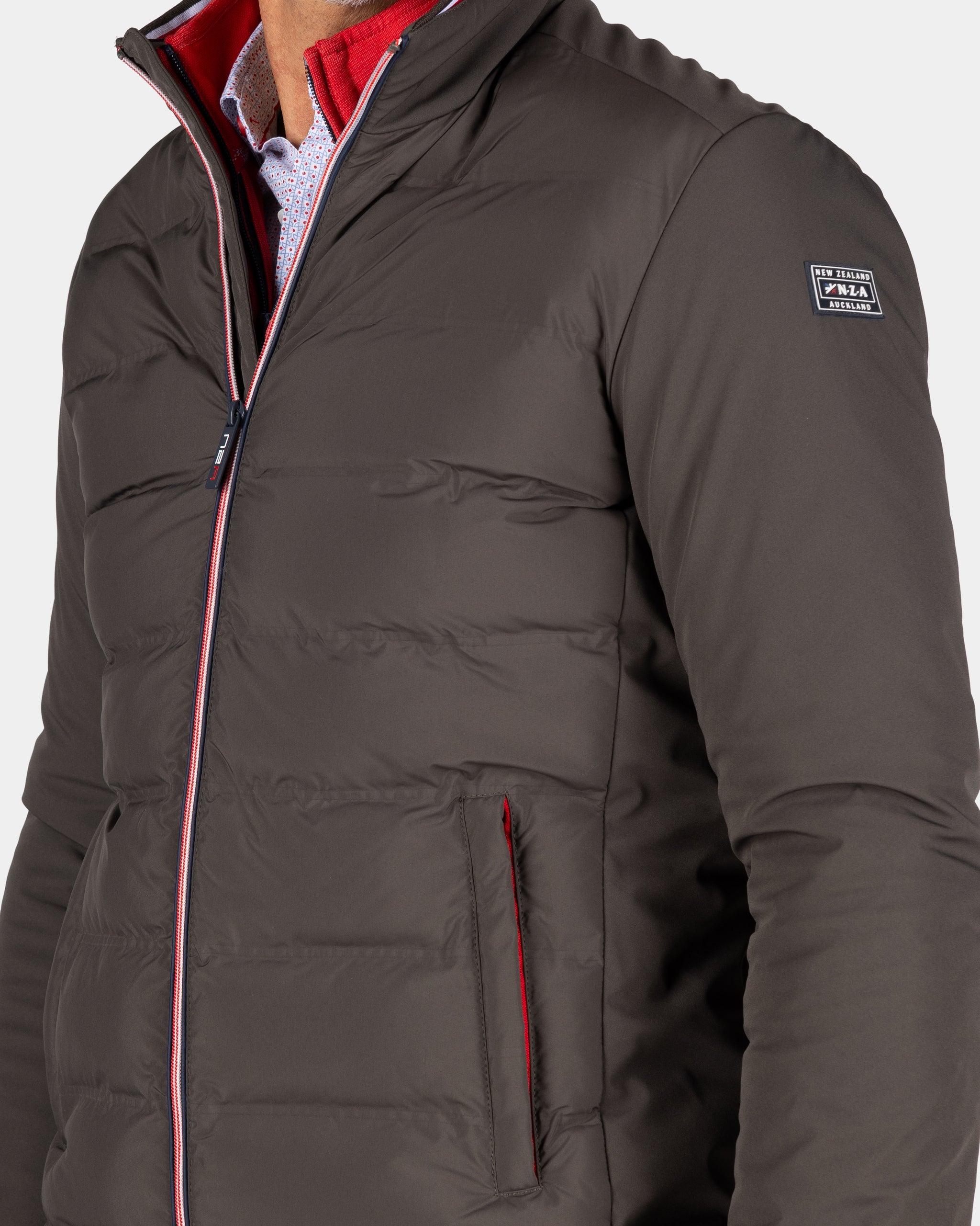 Bruin polyester bomberjack - Mud Bruin polyester bomberjack - Mud
