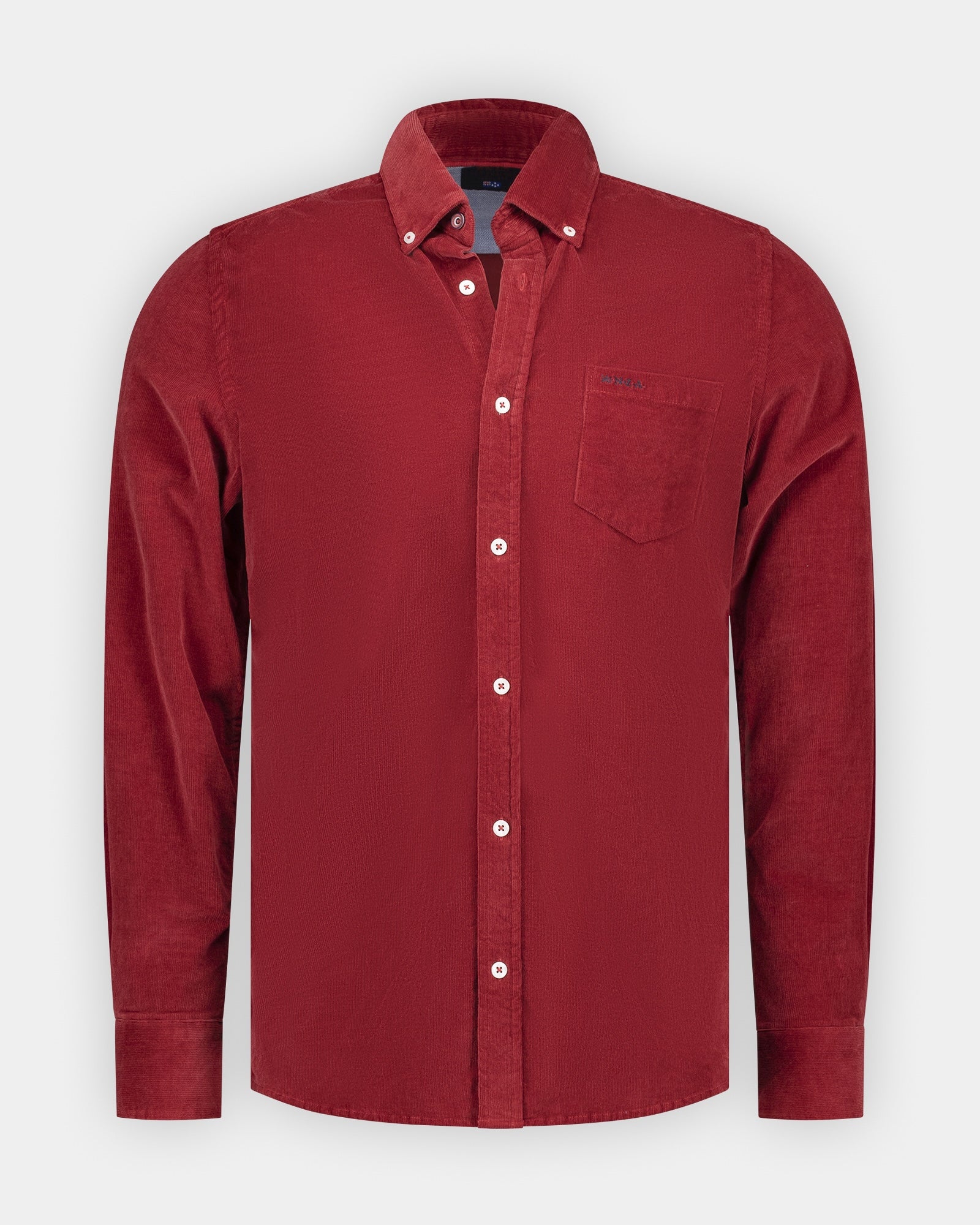 Camisa roja de algodón elástico Camisa roja de algodón elástico
