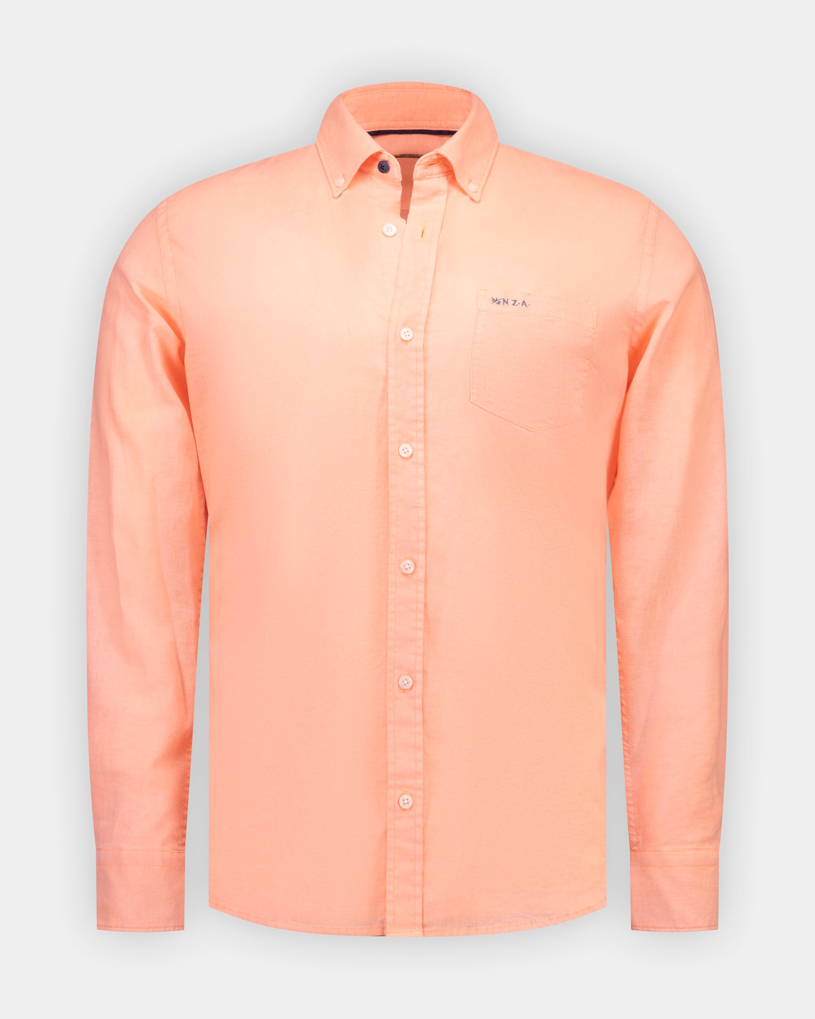 Orange linen stretch shirt Orange linen stretch shirt