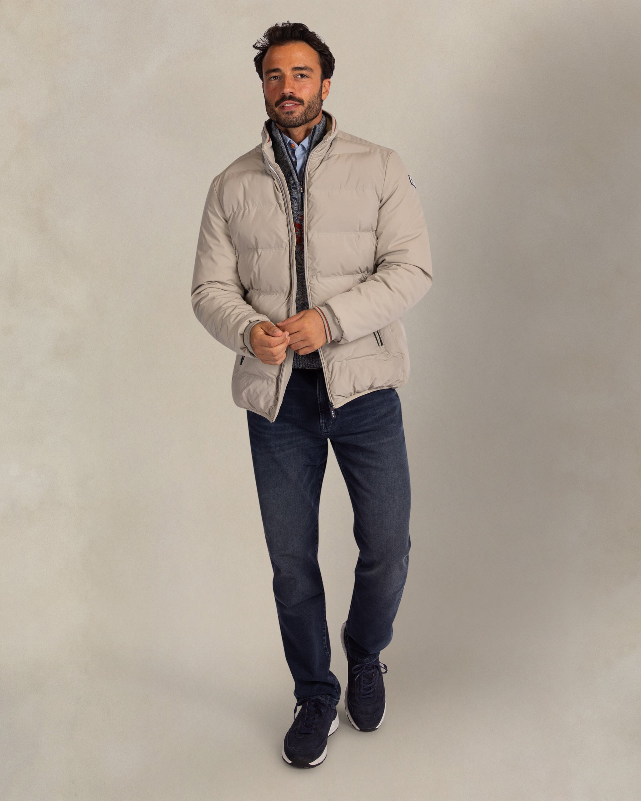 Ecru padded jacket Ecru padded jacket