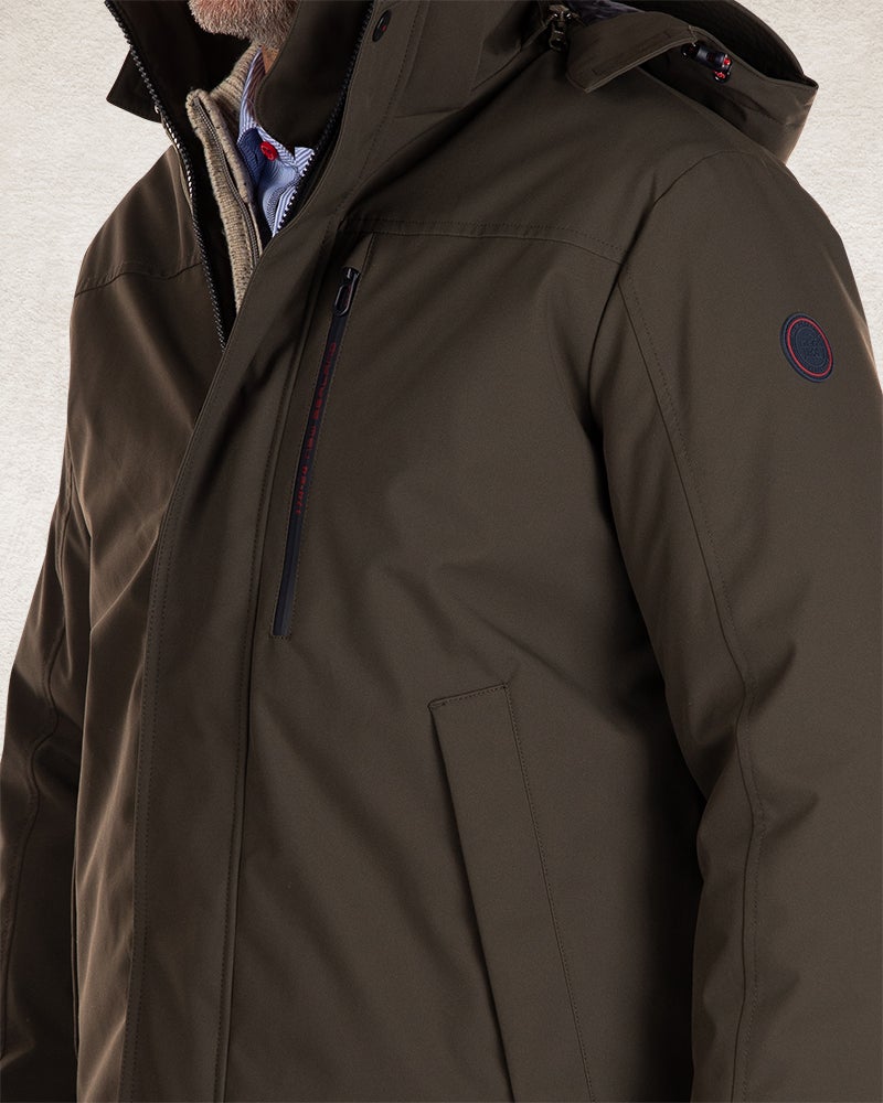 Parka mit Kapuze - Smoked Green Parka mit Kapuze - Smoked Green