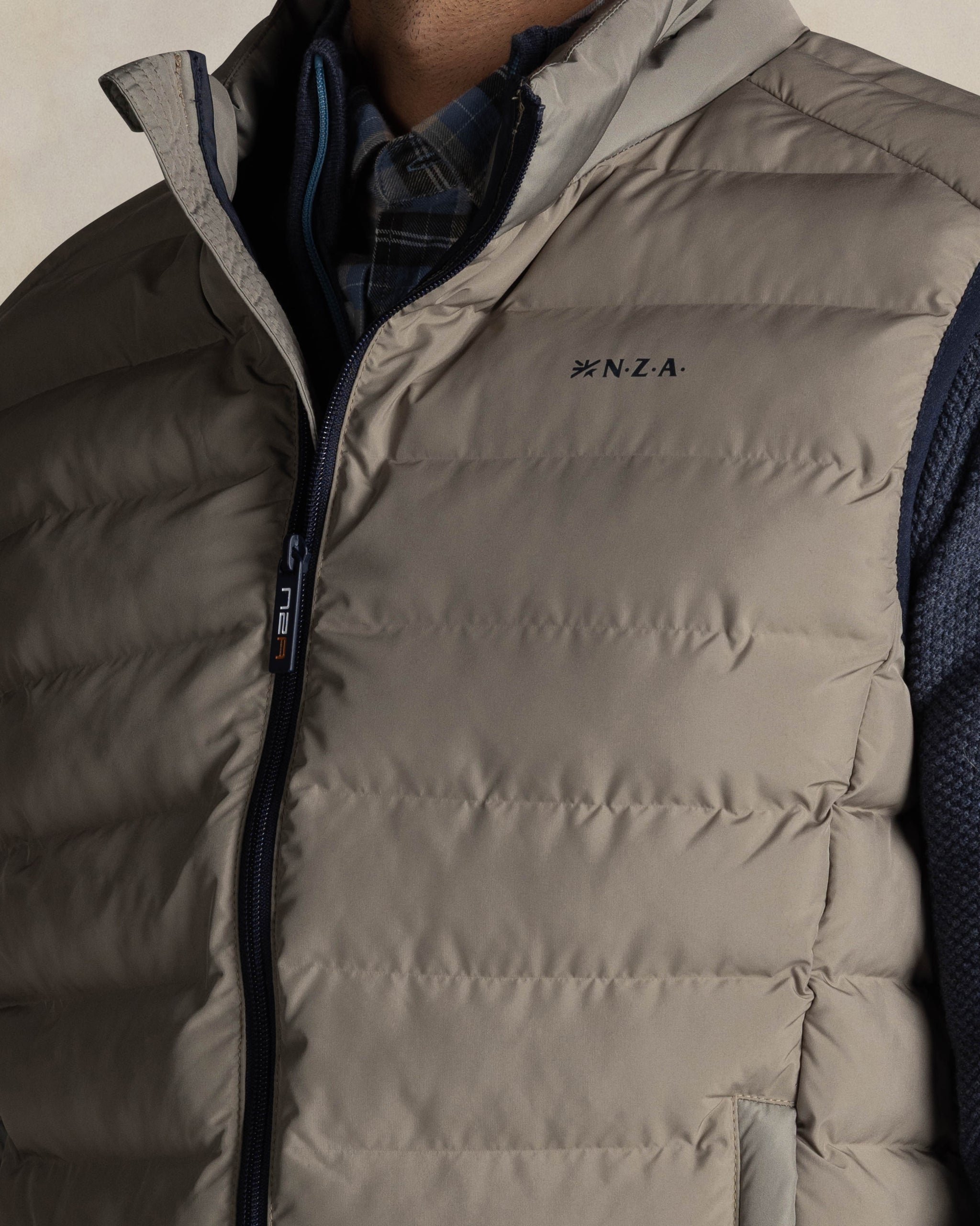 Chaleco acolchado ecru Chaleco acolchado ecru