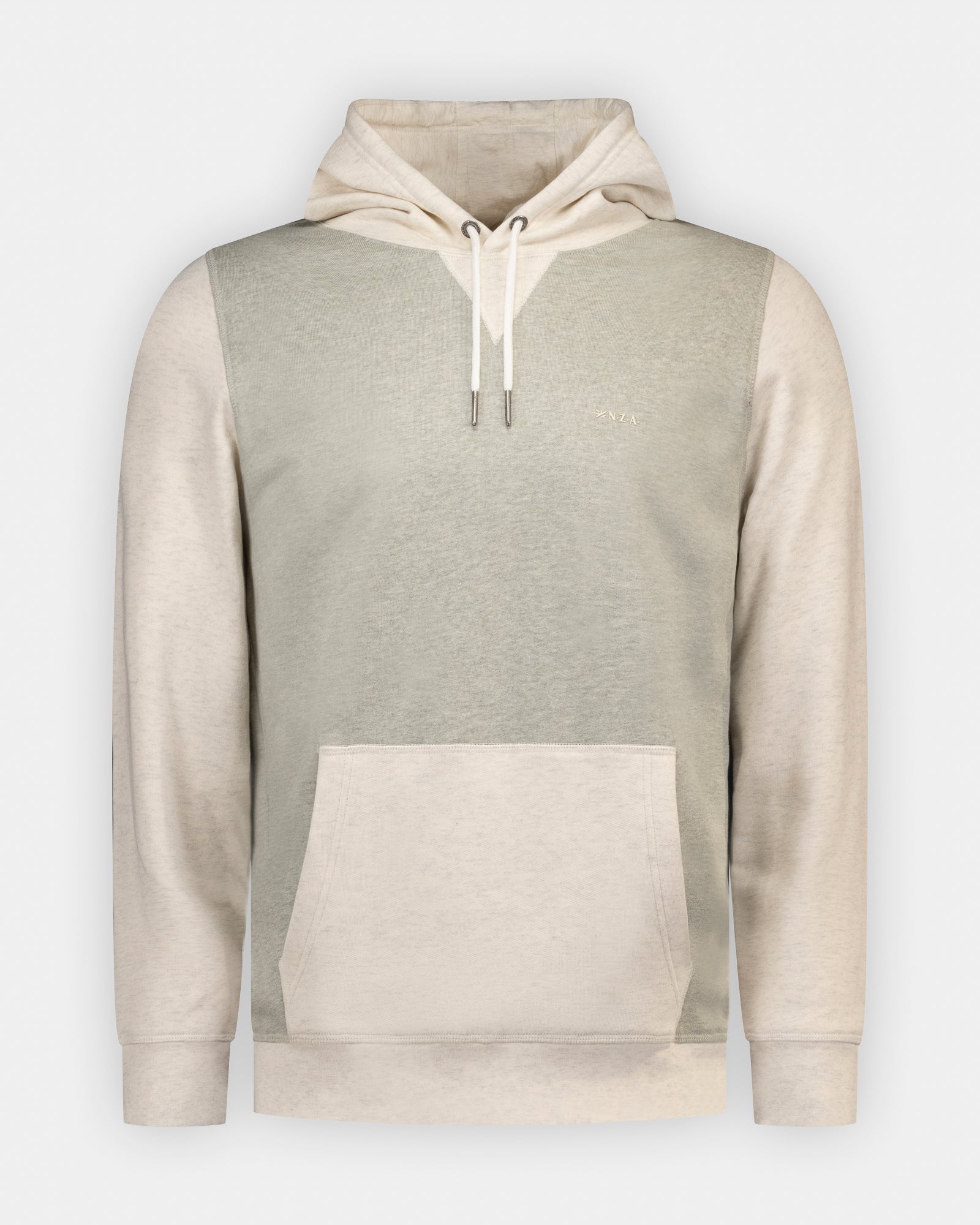 Ecru cotton terry hoodie Ecru cotton terry hoodie