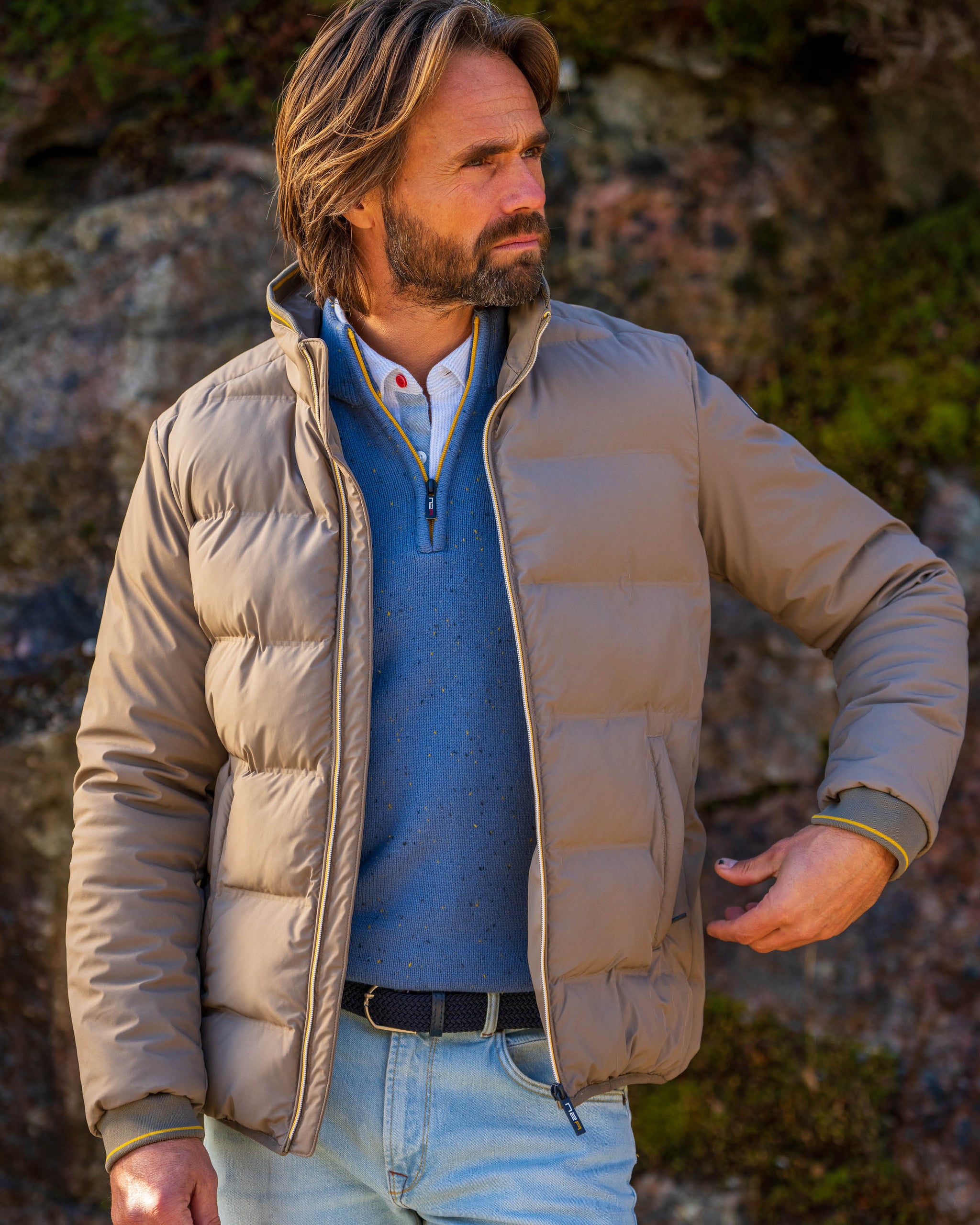 Blouson matelassé écru Blouson matelassé écru