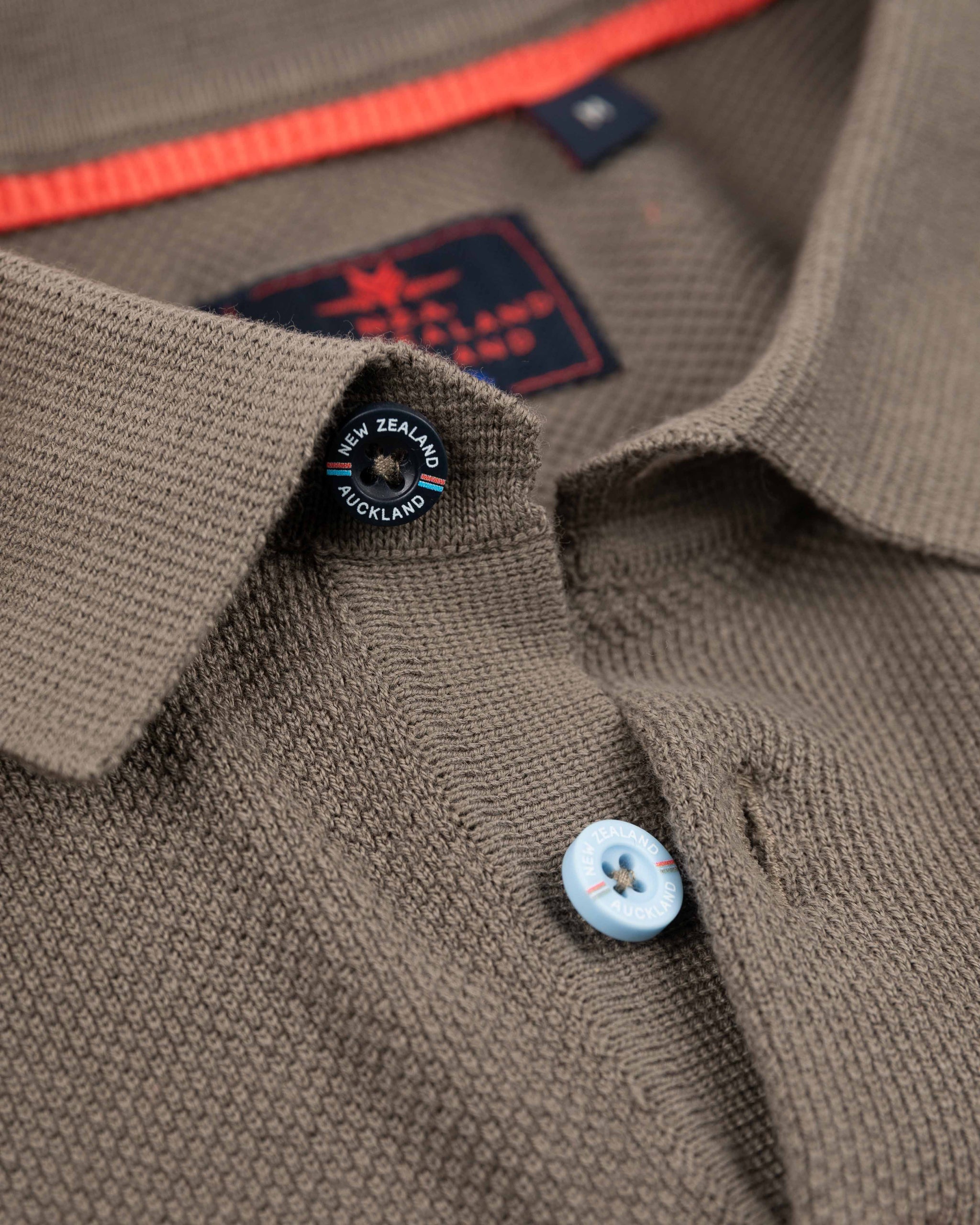 Effen polo met korte mouw - Misty Army Effen polo met korte mouw - Misty Army