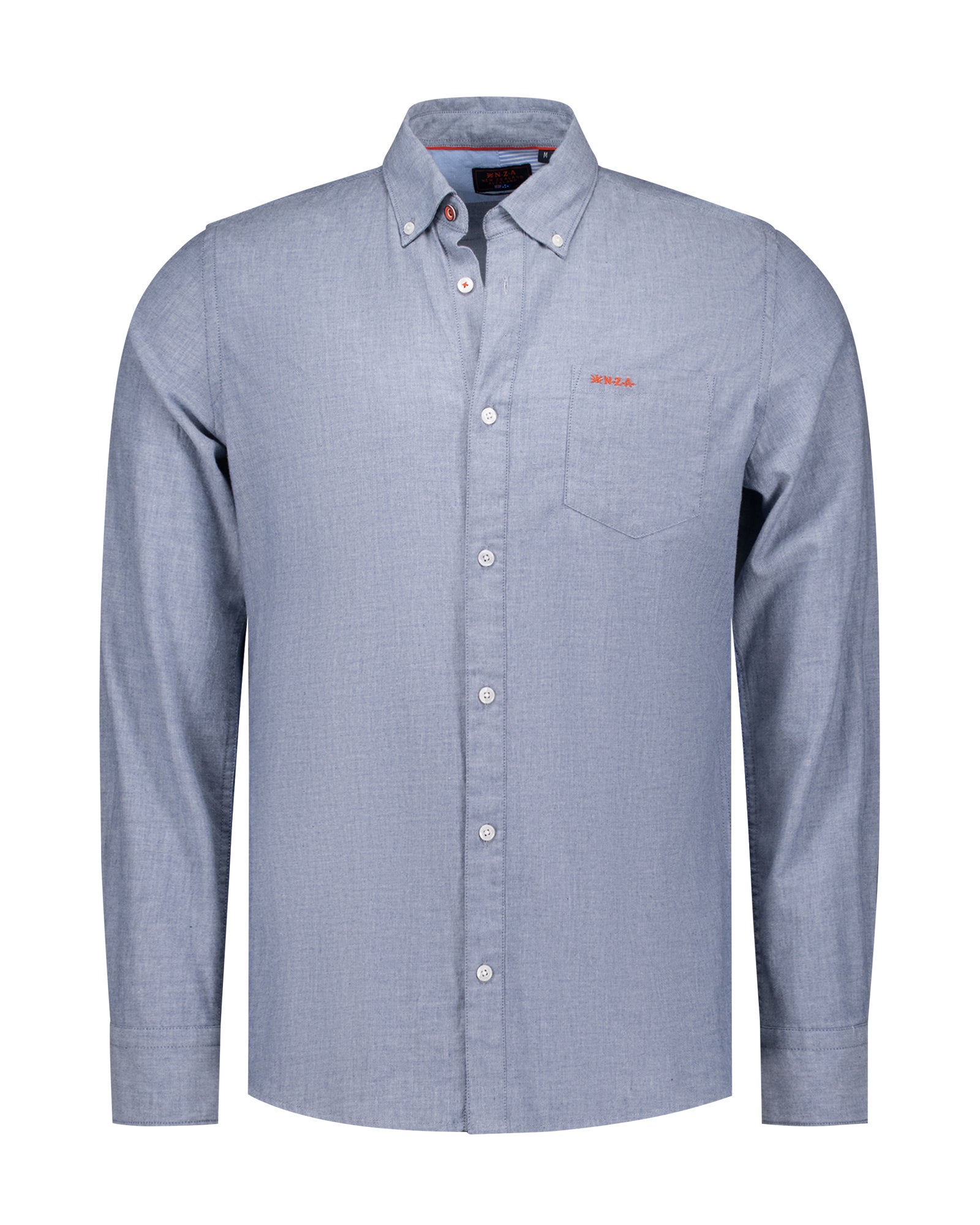 Blue solid cotton shirt Blue solid cotton shirt