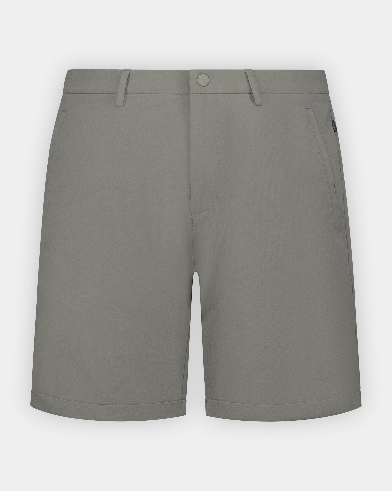 Dunkelgrüne sportliche Stretch-Shorts Dunkelgrüne sportliche Stretch-Shorts