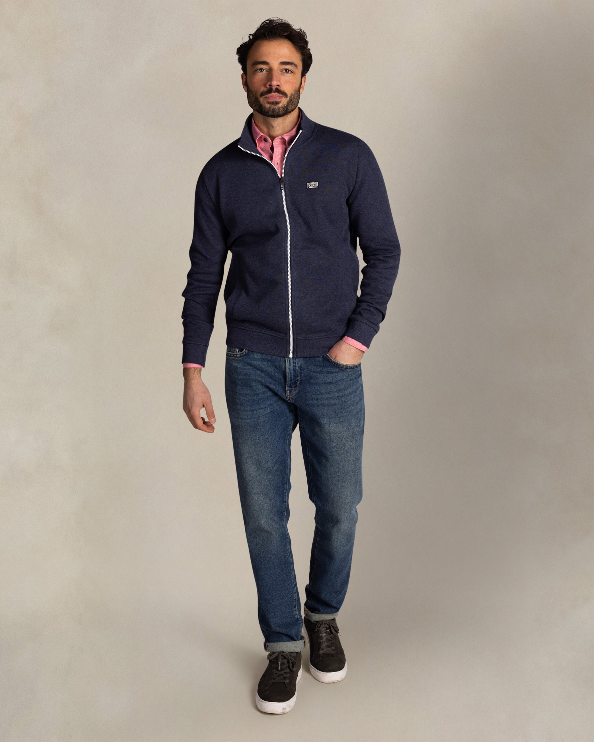 Dark blue cotton cardigan Dark blue cotton cardigan